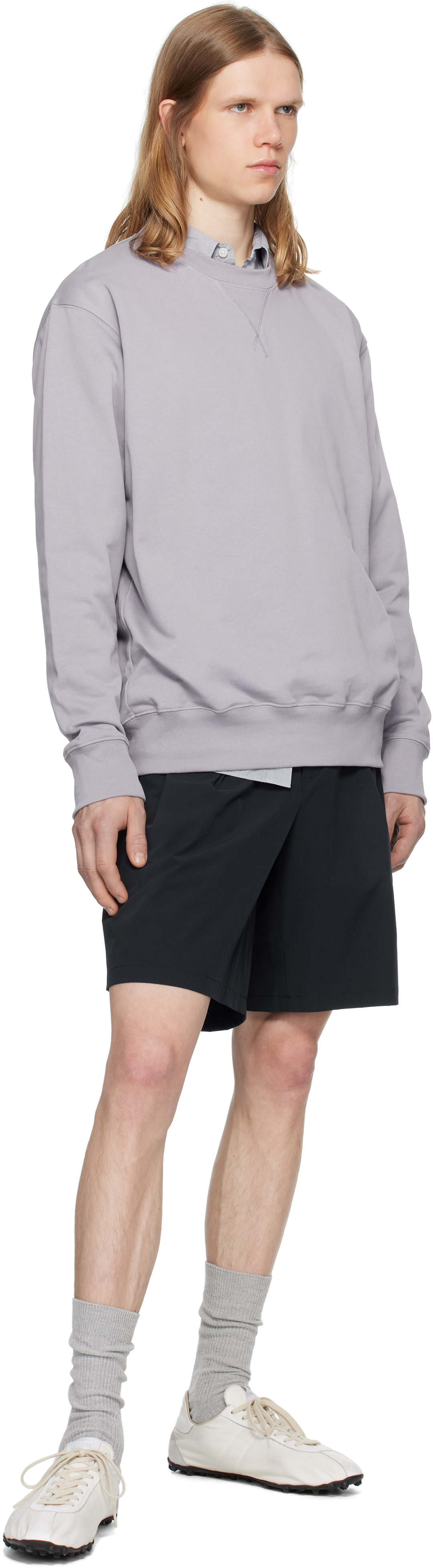 NORSE PROJECTS - Pull molletonné mauve - Norse Standard