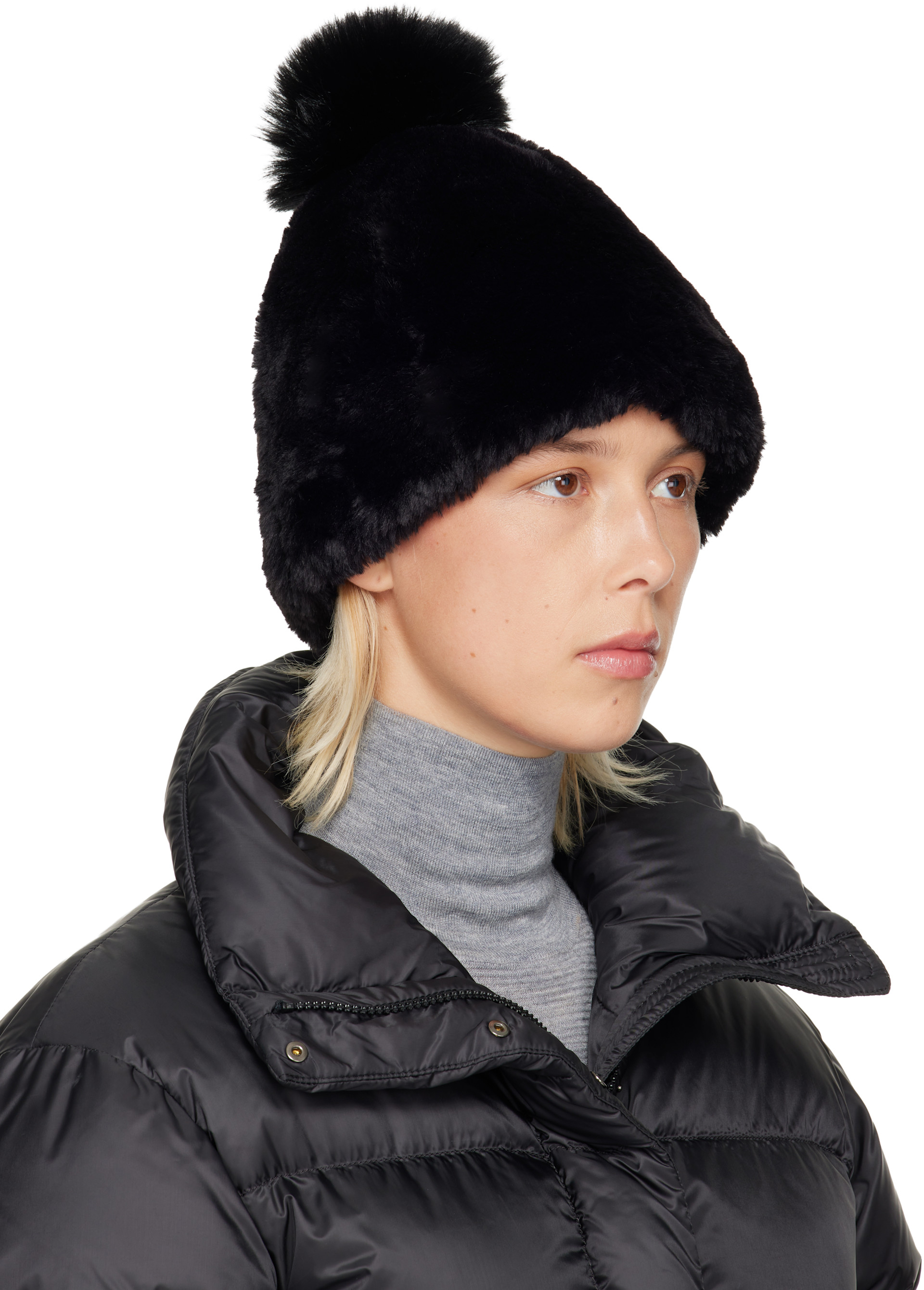 Max Mara - Bonnet Casta noir