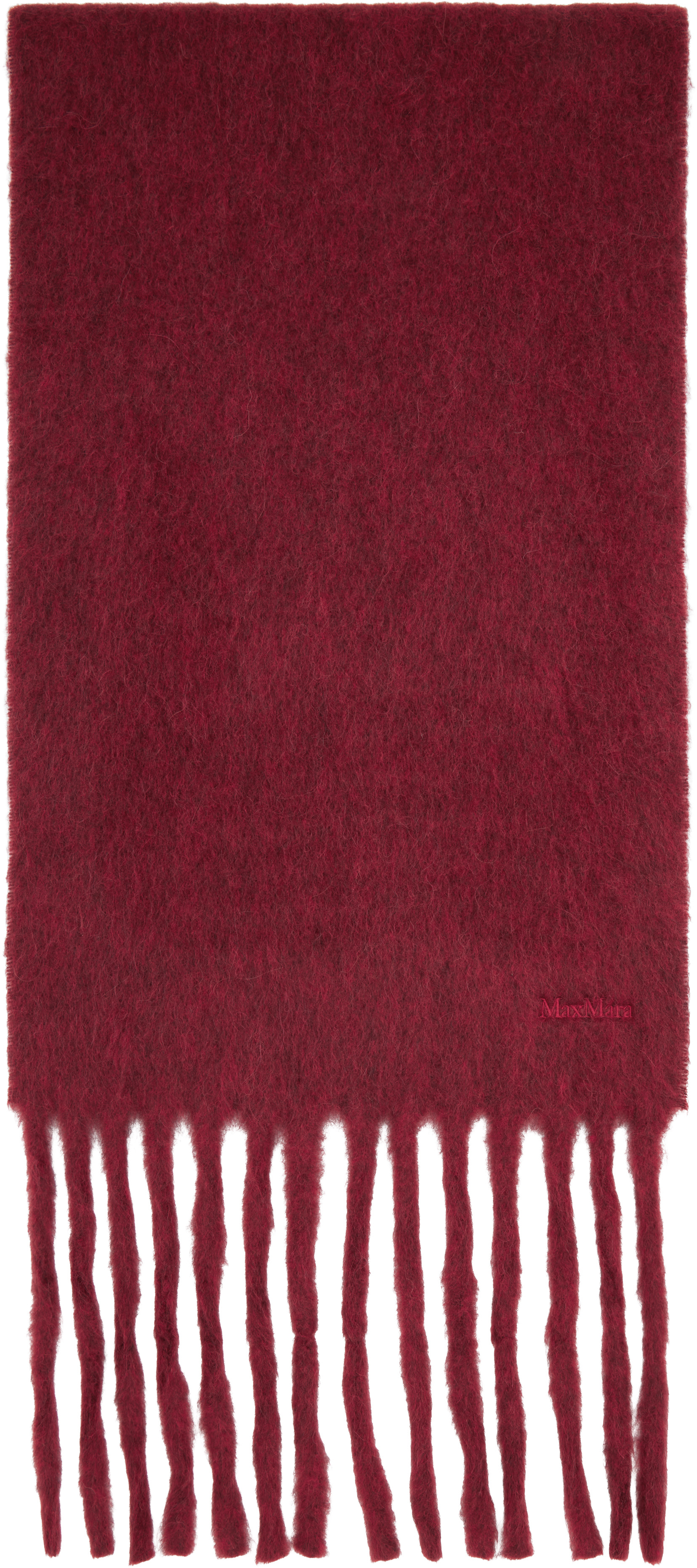 Max Mara - Écharpe Osso bourgogne