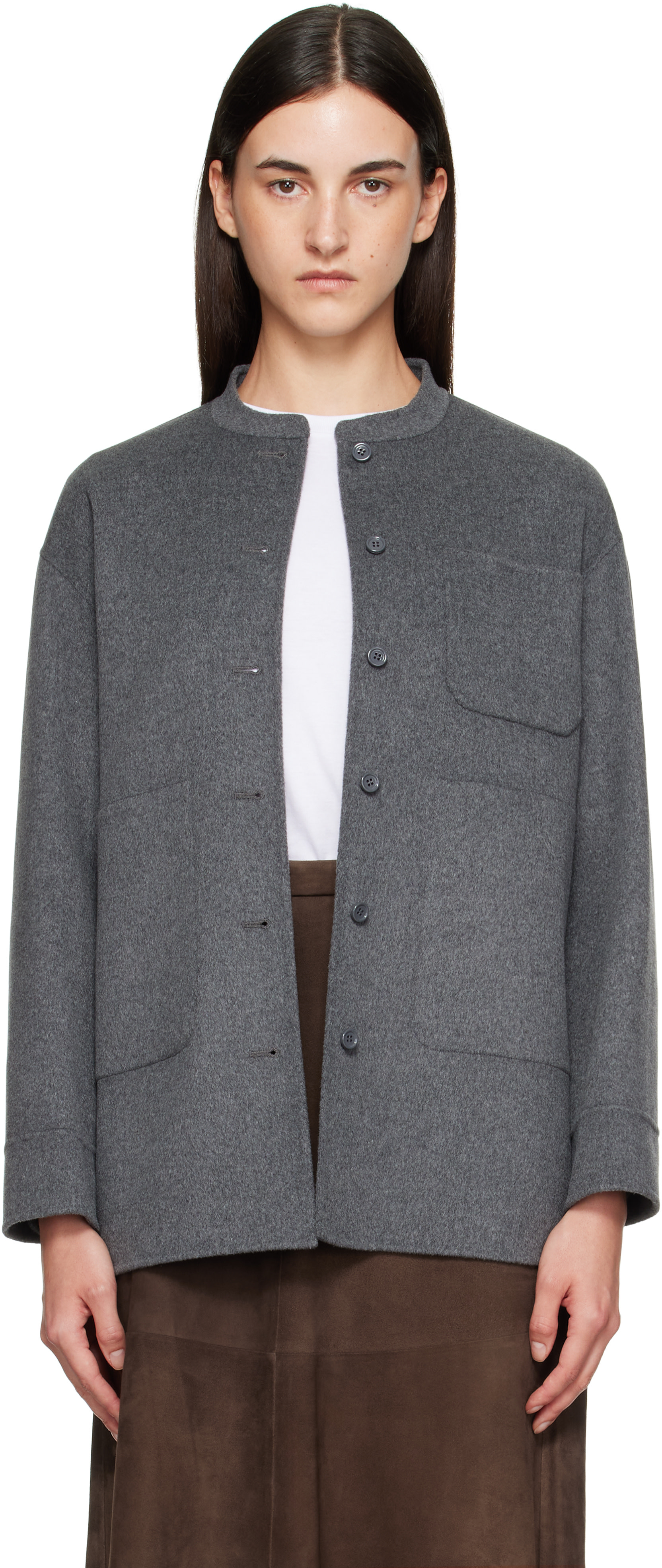 Max Mara - Blouson Costanza gris