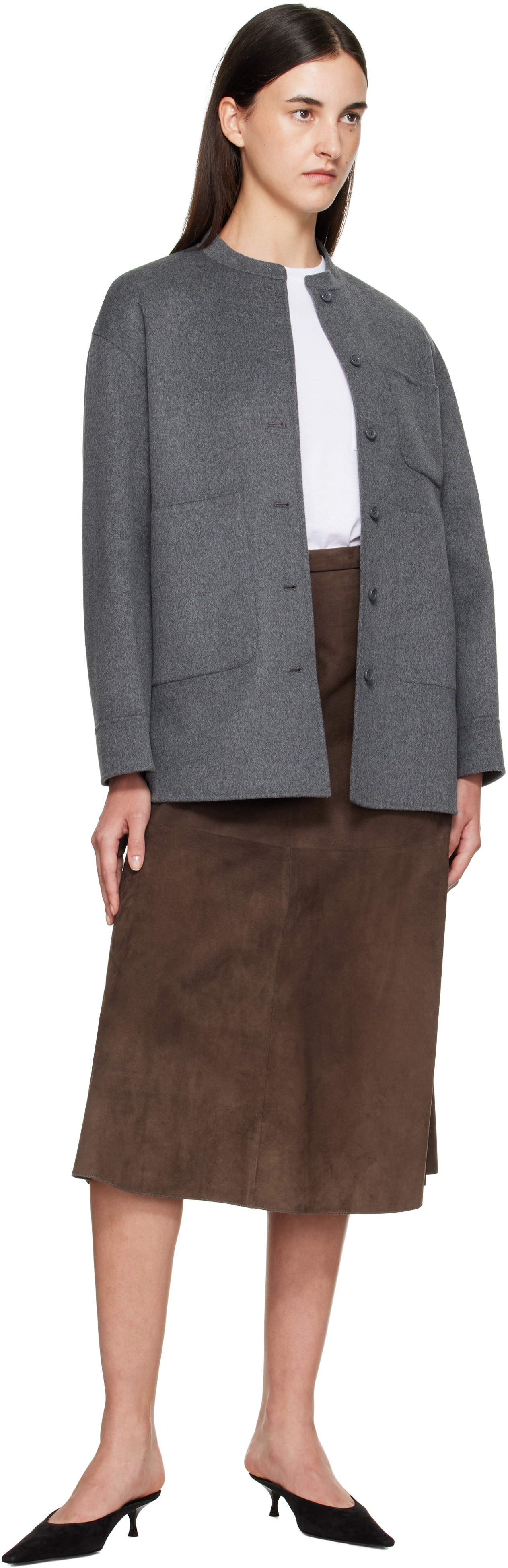 Max Mara - Blouson Costanza gris