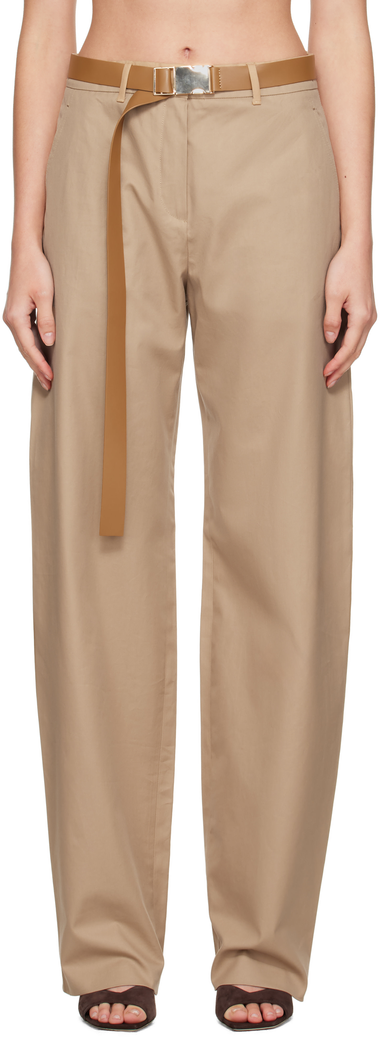 Max Mara - Pantalon Bleu beige