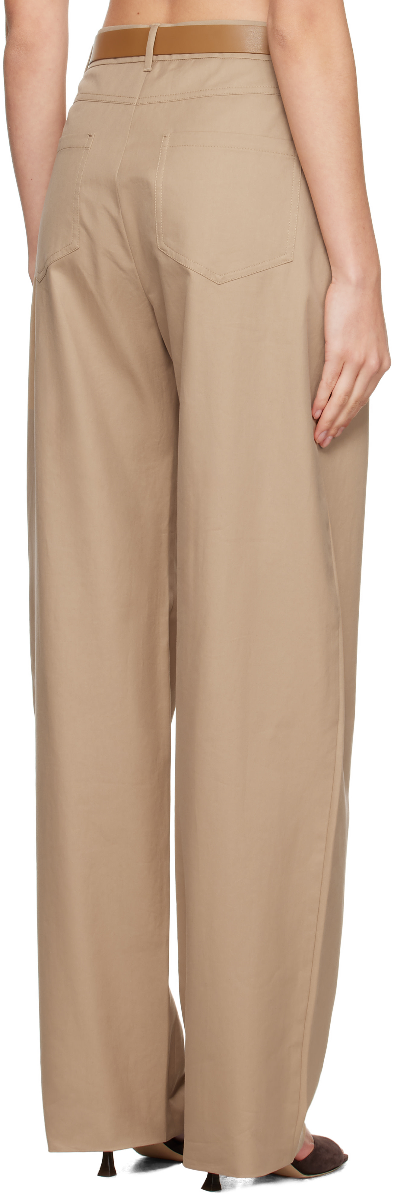Max Mara - Pantalon Bleu beige