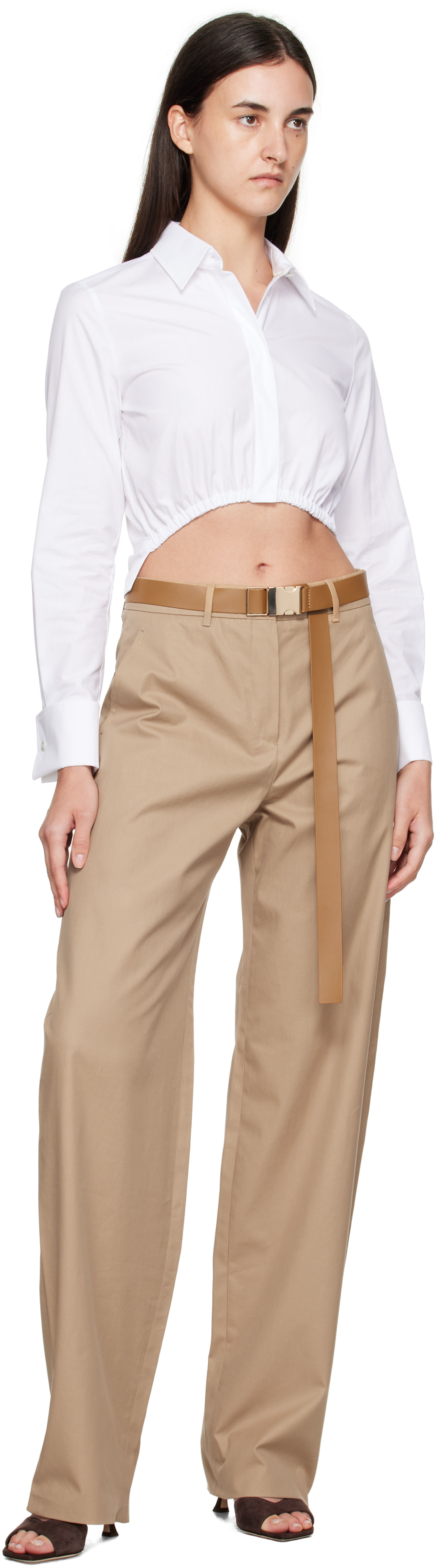 Max Mara - Pantalon Bleu beige
