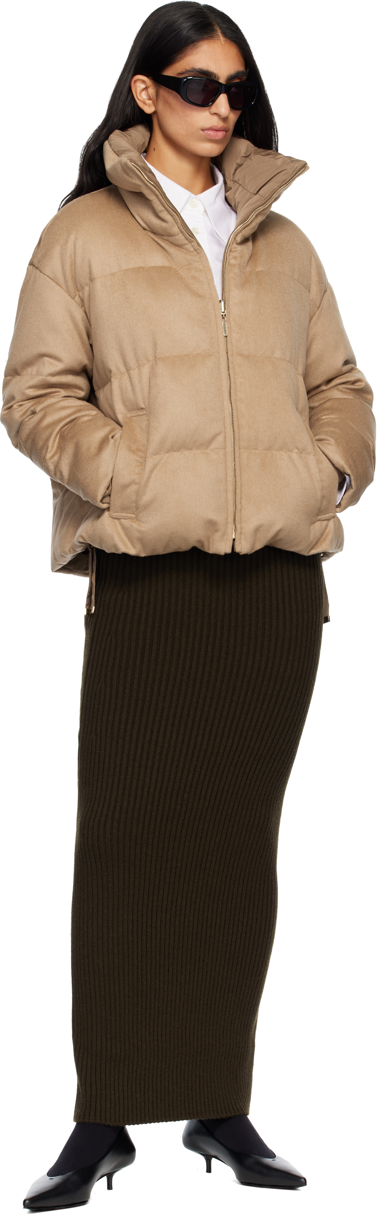 Max Mara - Jupe longue Boris verte