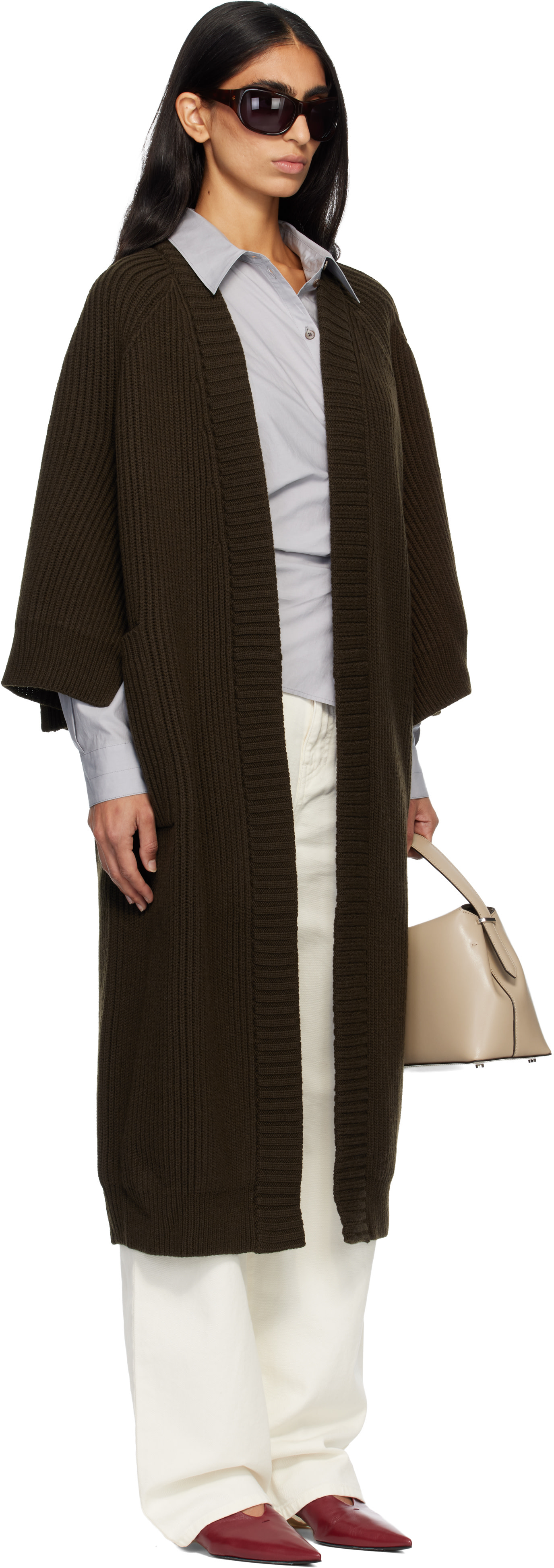 Max Mara - Cardigan Atollo kaki