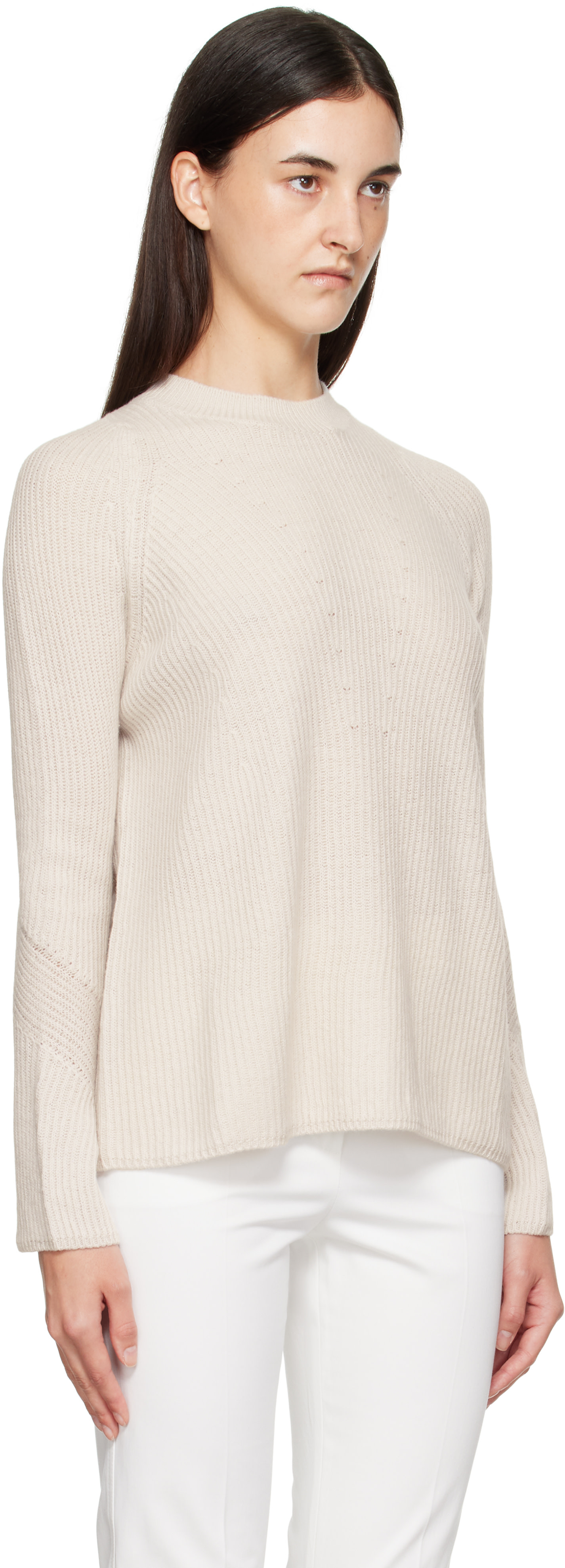 Max Mara - Pull Molveno blanc cassé