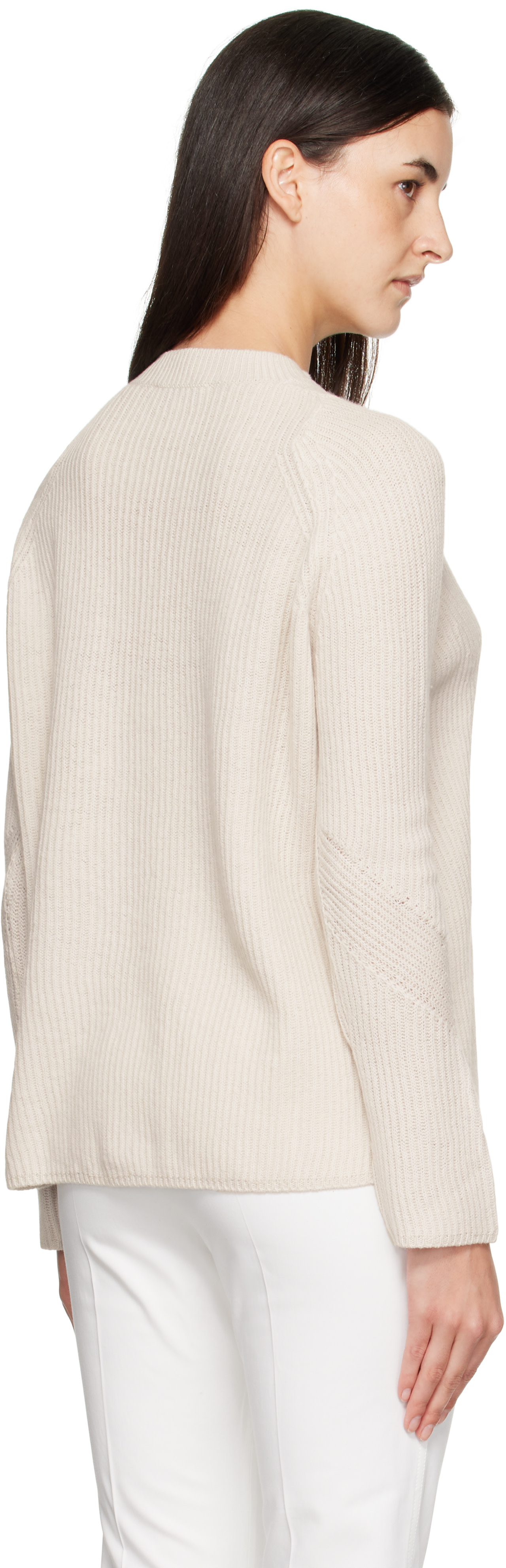 Max Mara - Pull Molveno blanc cassé