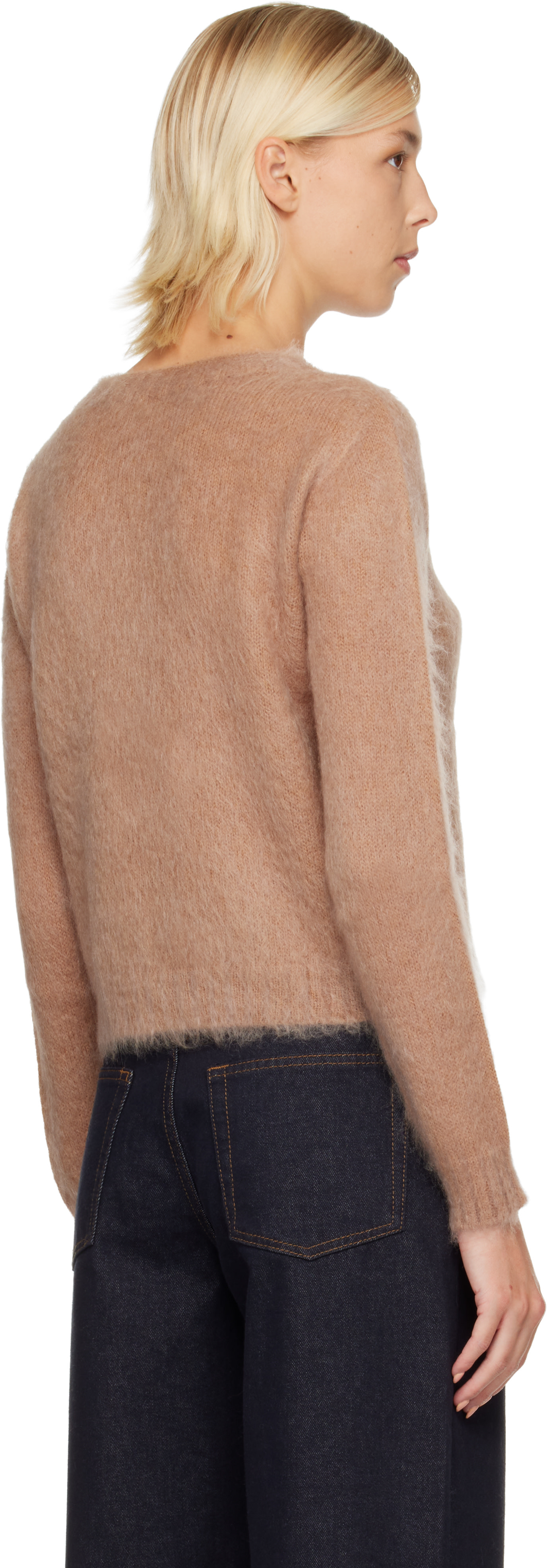 Max Mara - Pull Aceto brun clair