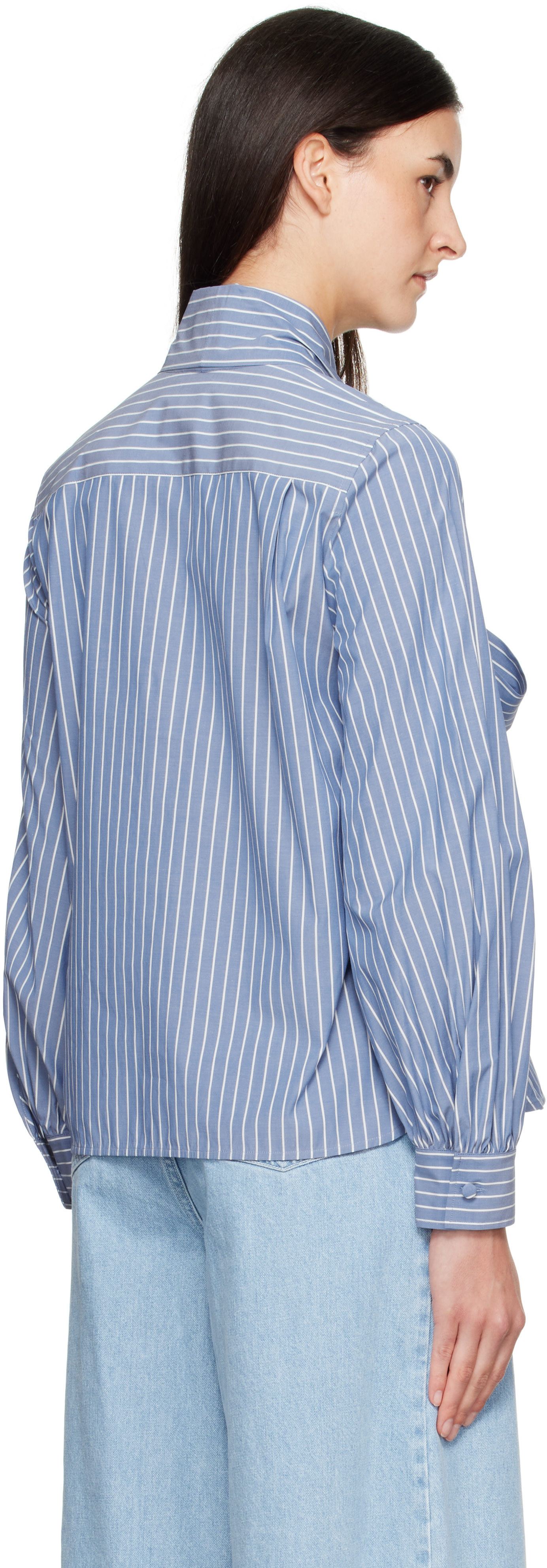 Max Mara - Chemise Disco bleue