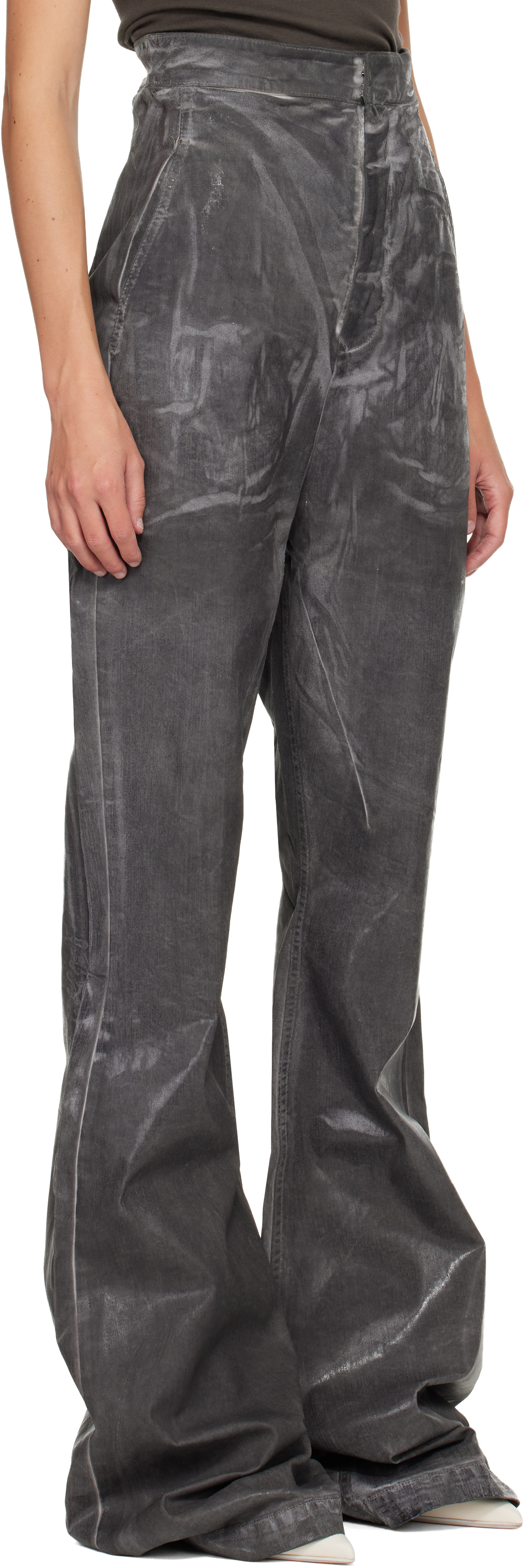Rick Owens DRKSHDW: Gray Concordians Dirt Bolan Jeans | SSENSE Rick Owens DRKSHDW: Gray Concordians Dirt Bolan Jeans | SSENSE