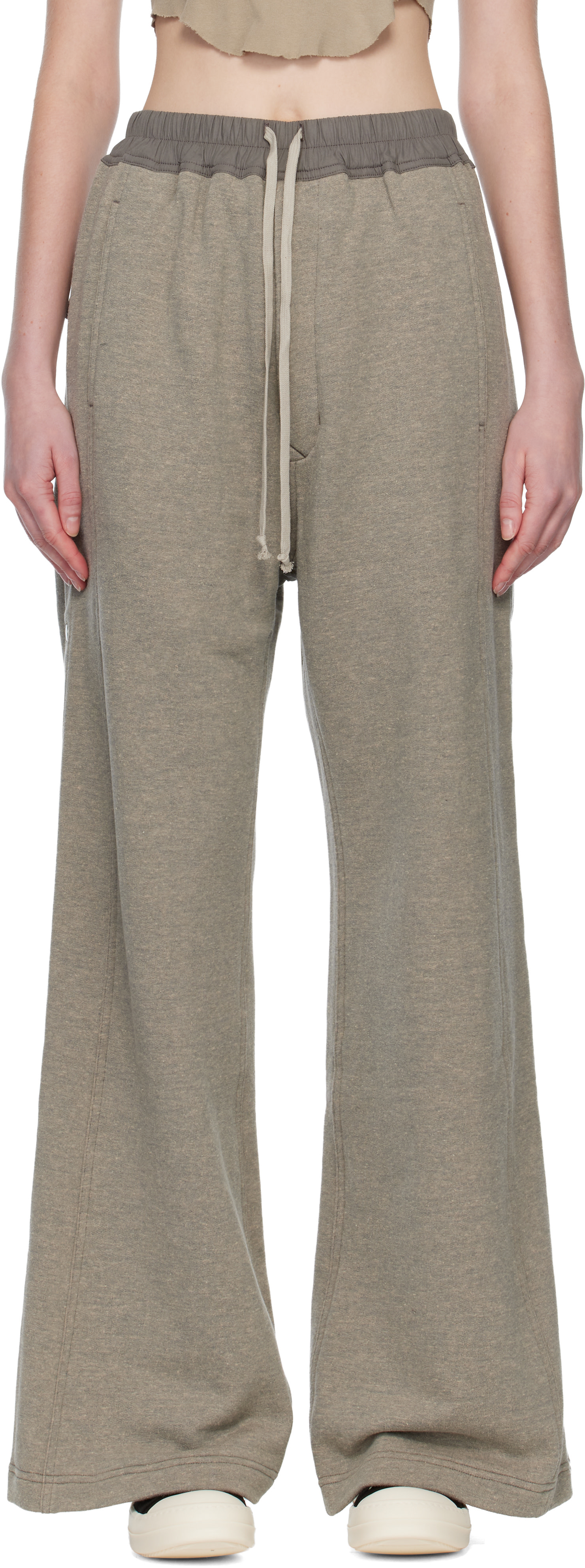Rick Owens DRKSHDW: Gray Concordians Pusher Trousers | SSENSE Canada