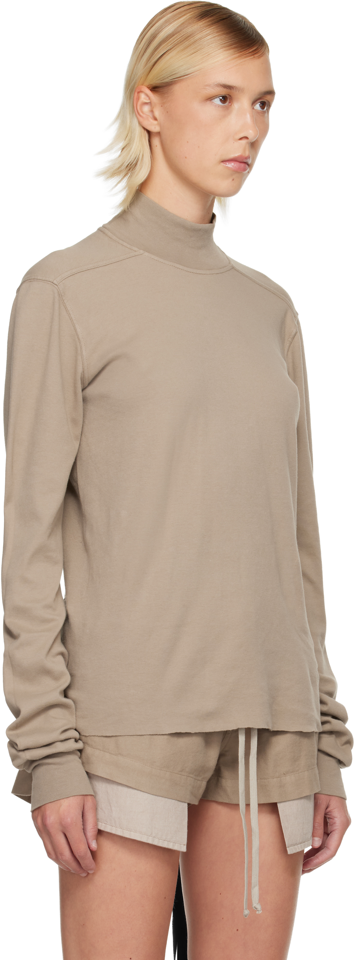 Rick Owens DRKSHDW - Pull Headon Dbl taupe - Concordians
