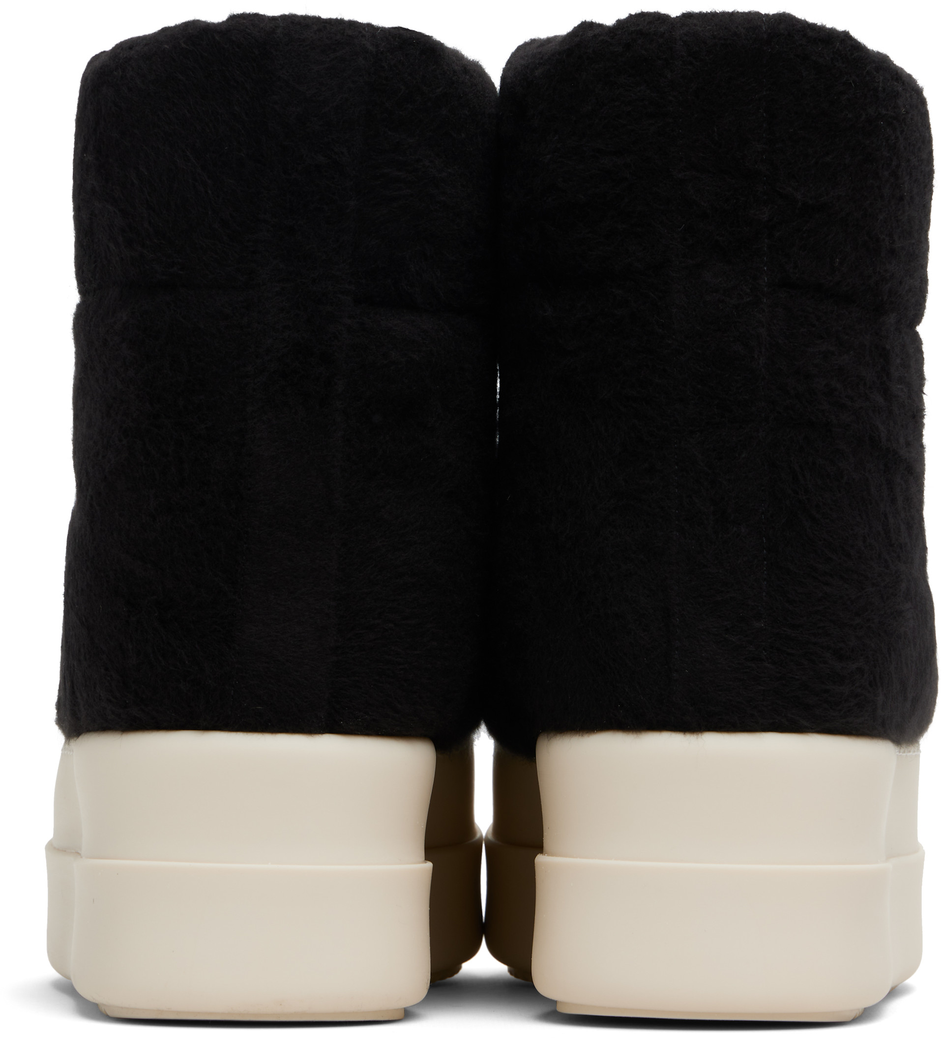 Rick Owens DRKSHDW: Black Concordians Mega Bumper Low Lunar Boots