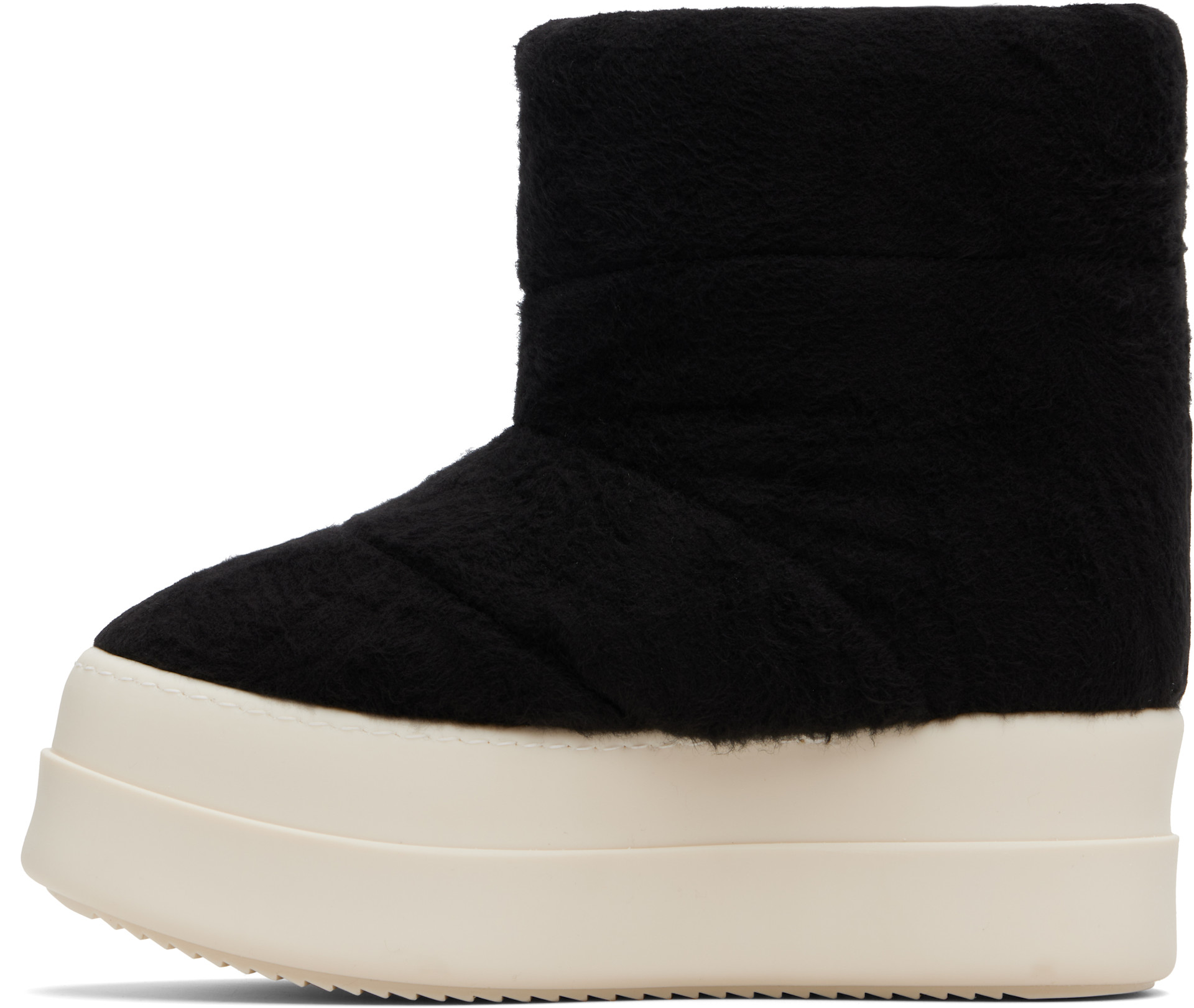 Rick Owens DRKSHDW: Black Concordians Mega Bumper Low Lunar Boots