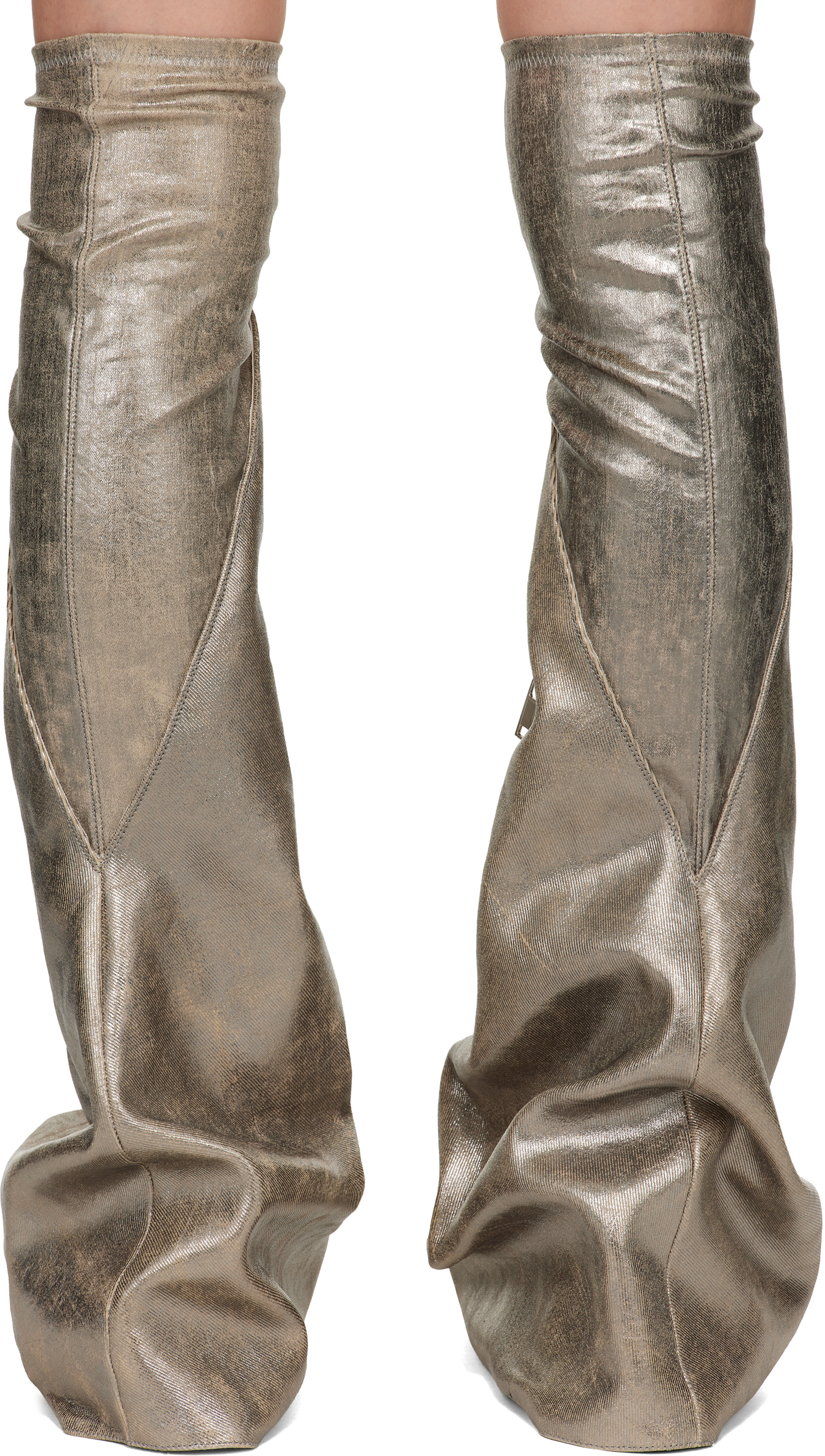 Rick Owens DRKSHDW: シルバー Concordians Cargo Fetish サイ 