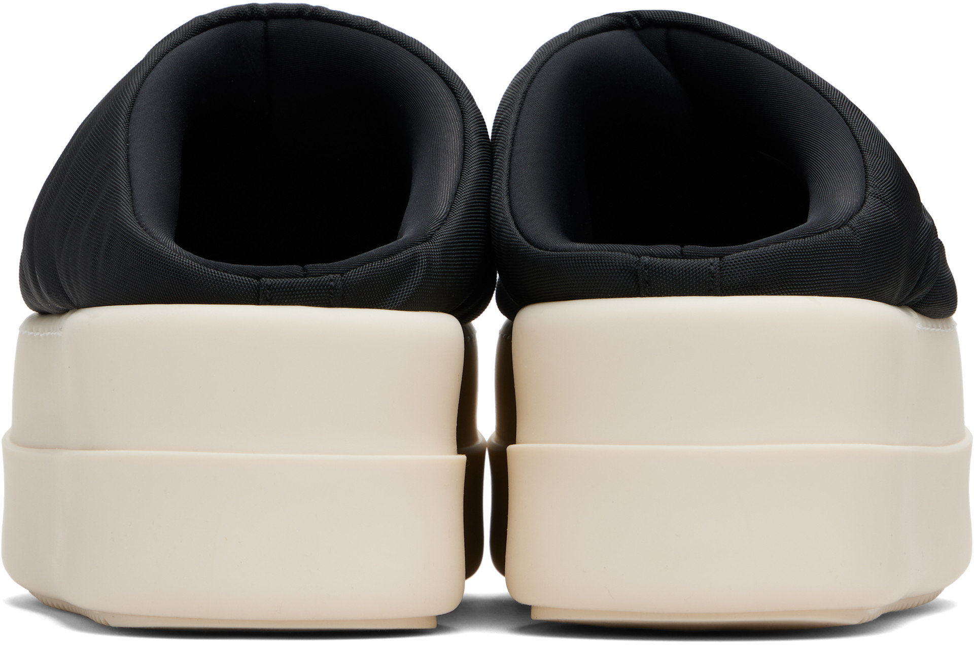Rick Owens DRKSHDW: Black Concordians Mega Bumper Slip On Lunar