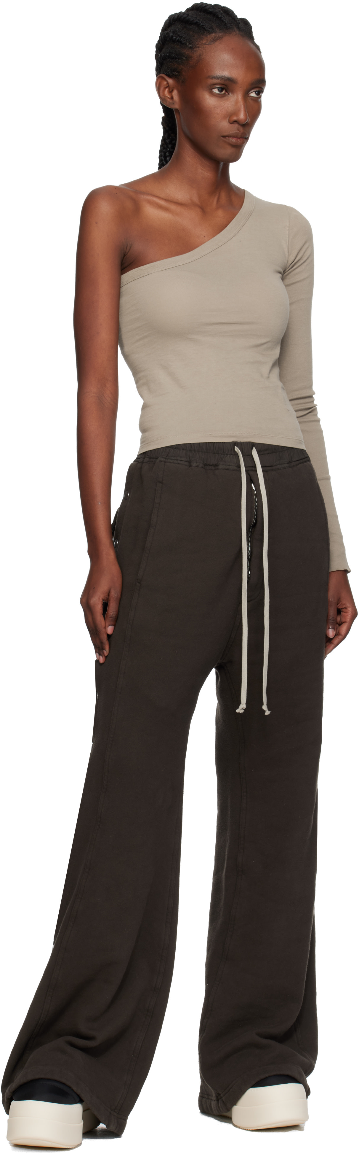 Rick Owens DRKSHDW: Black Concordians Mega Bumper Slip On Lunar