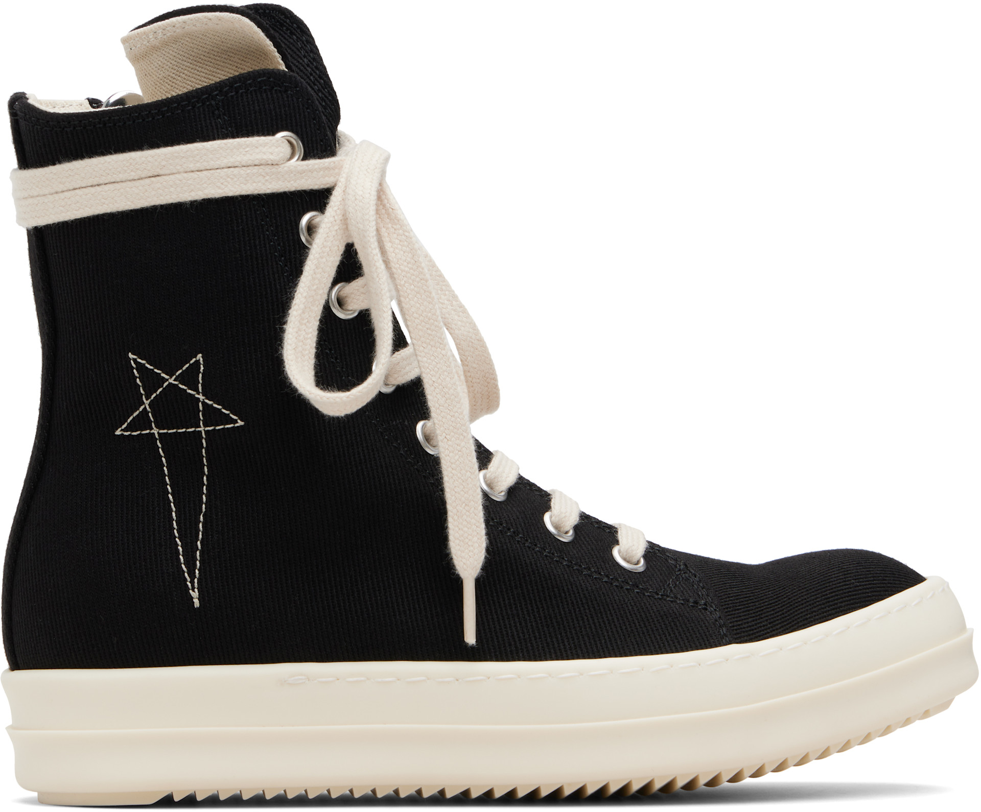 Rick Owens DRKSHDW: ブラック Concordians Vegan Sneaks スニーカー