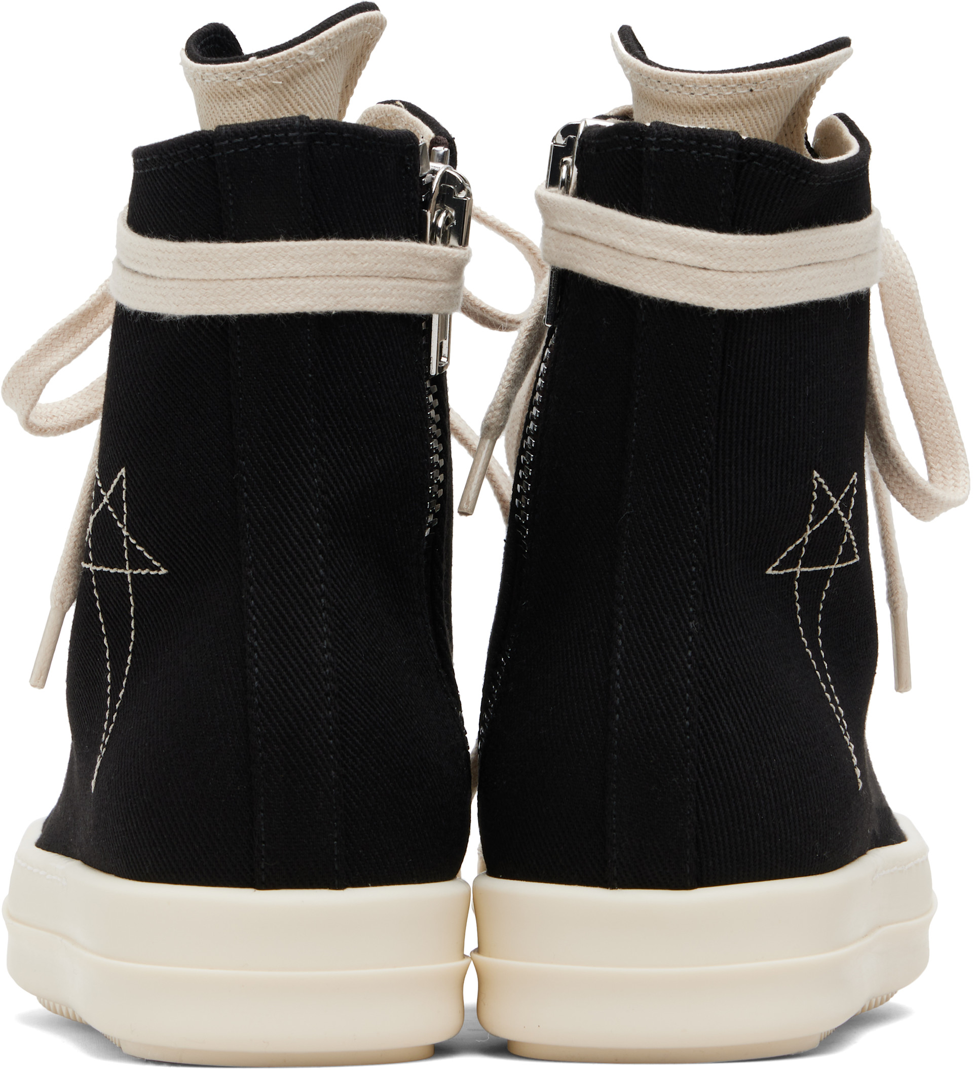 Rick Owens DRKSHDW: ブラック Concordians Vegan Sneaks スニーカー