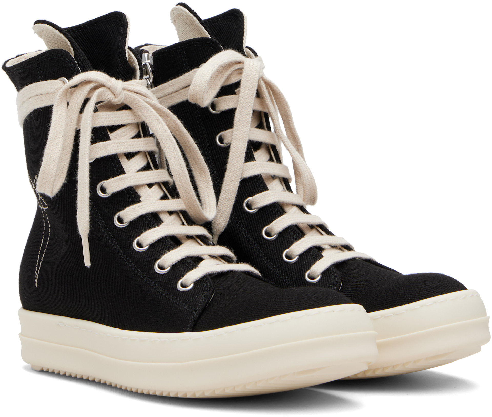 Rick Owens DRKSHDW: ブラック Concordians Vegan Sneaks スニーカー