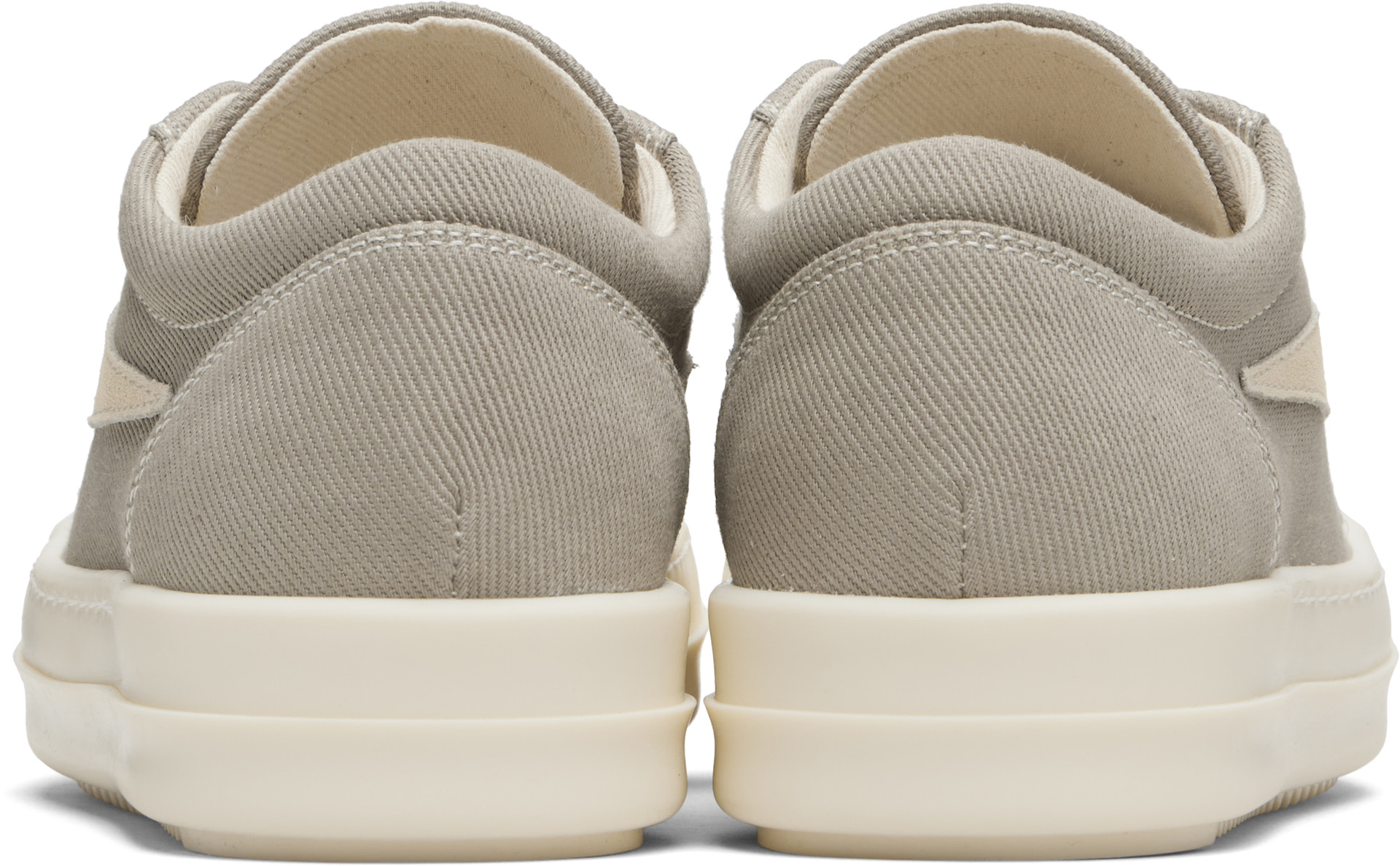 Rick Owens DRKSHDW: Taupe Concordians Laceless Vintage Sneaks