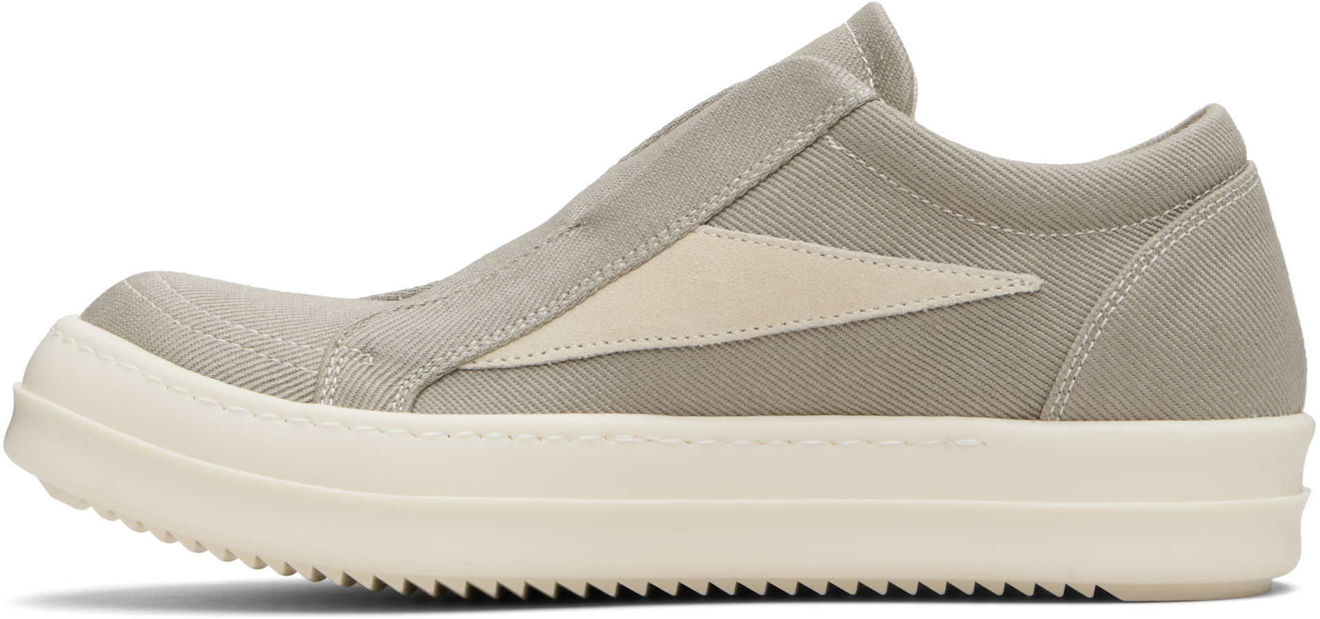 Rick Owens DRKSHDW: トープ Concordians Laceless Vintage Sneaks