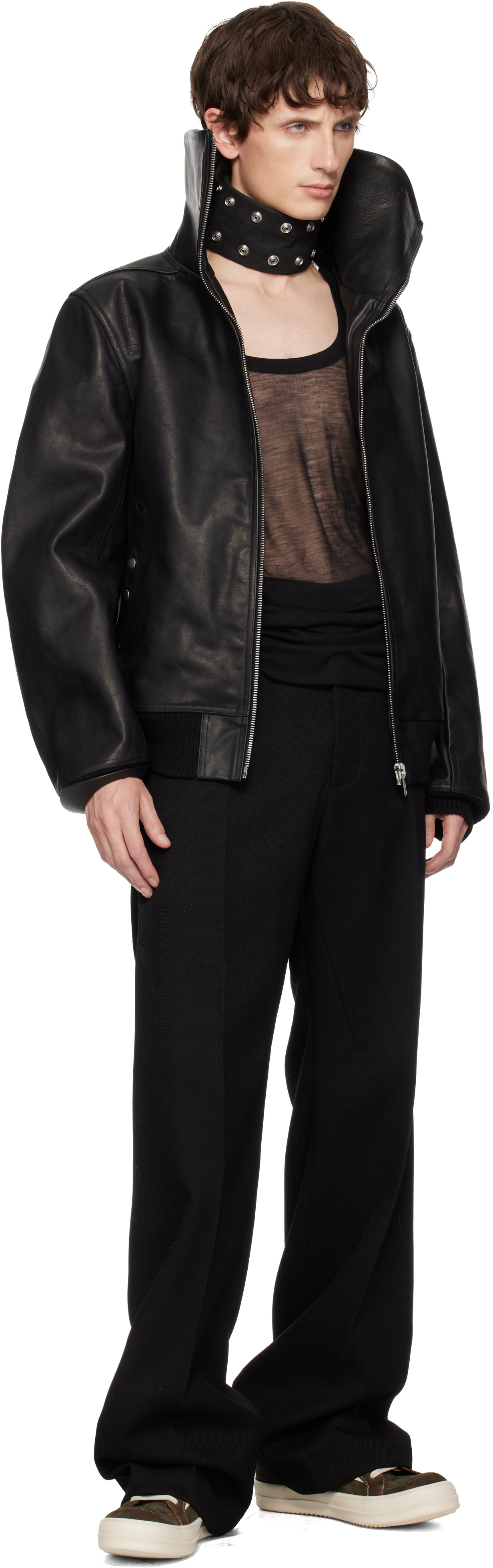 Rick Owens DRKSHDW: Concordians Strobe Neck Band チョーカー