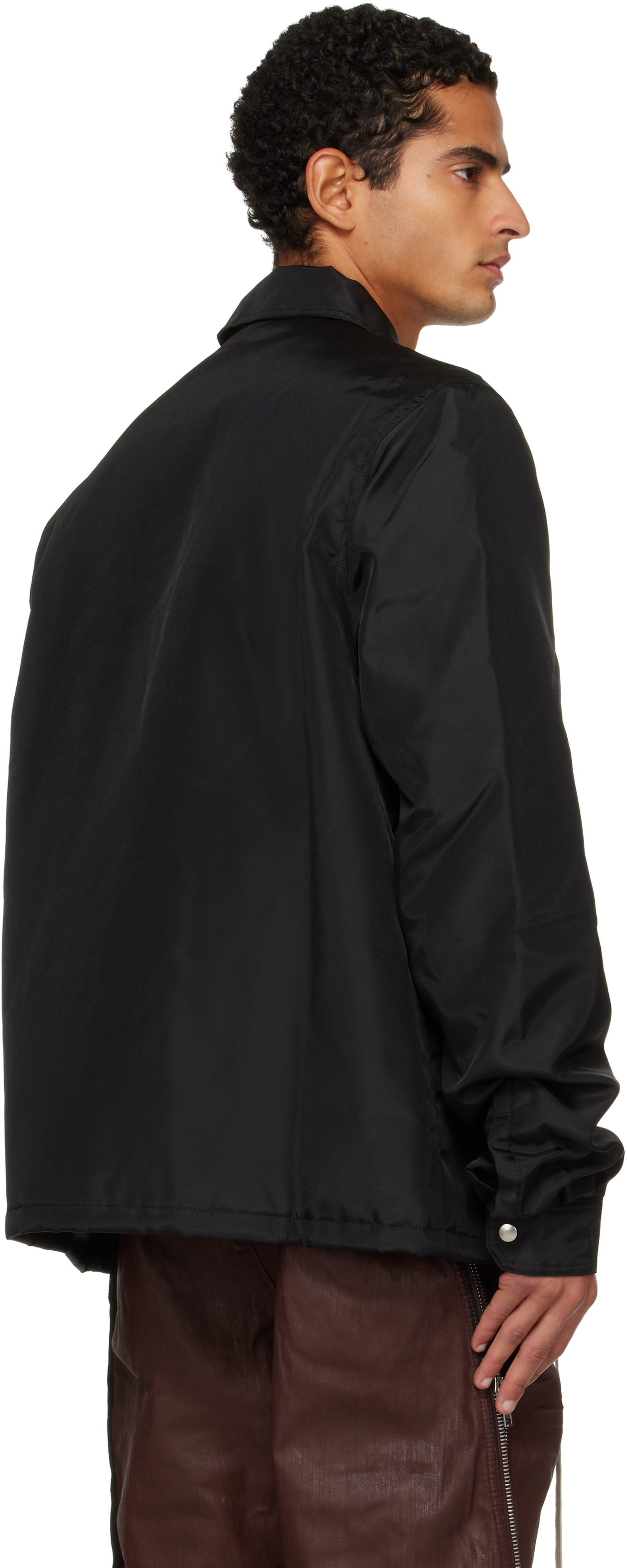 Rick Owens DRKSHDW - ブラック Concealed Zipfront ジャケット