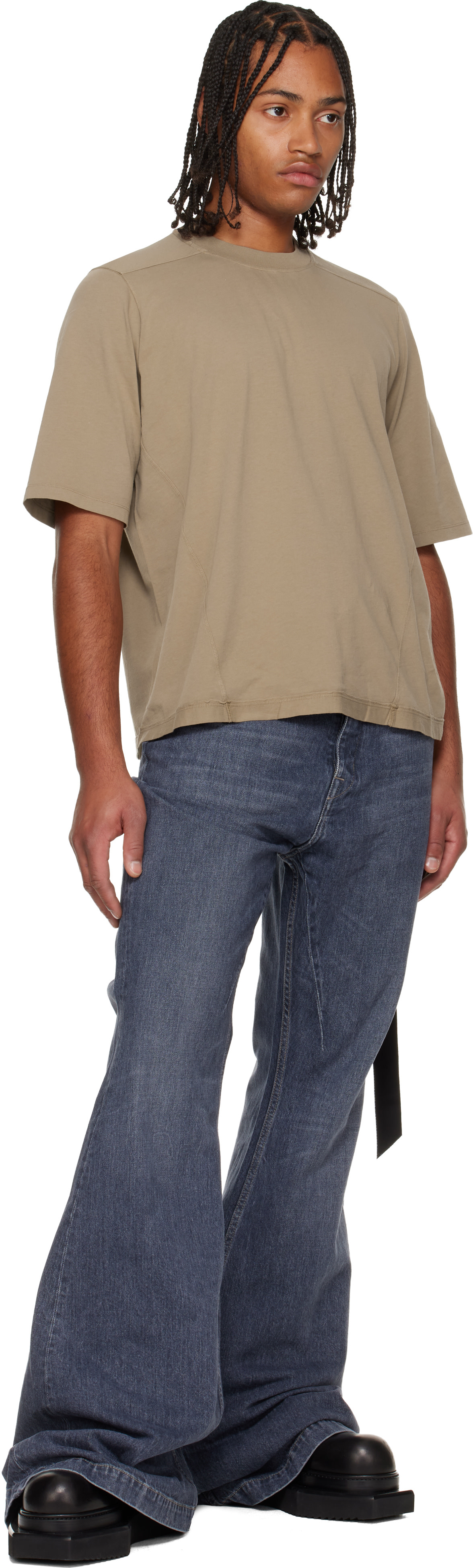 最新作【RICK OWENS DRKSHDW】BOLAN BOOTCUT WAX BOLAN BOOTCUT| RICK OWENS