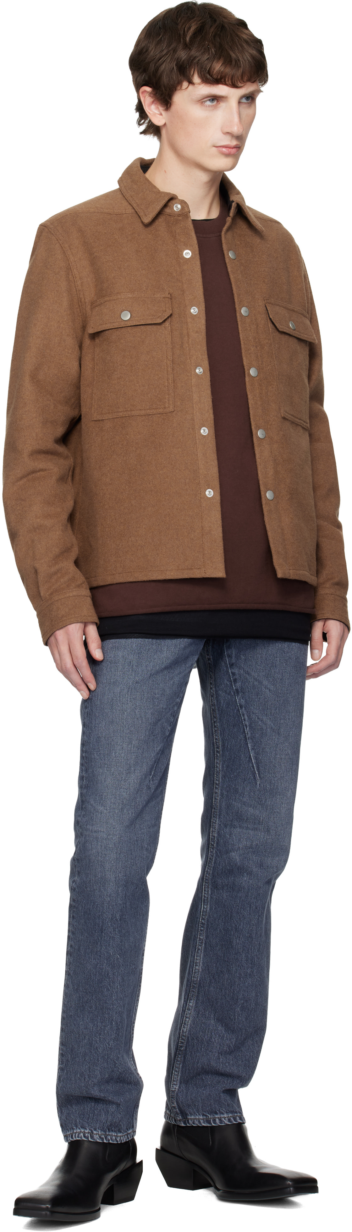 Rick Owens DRKSHDW: ブルー Concordians Fog Cut ジーンズ | SSENSE 日本