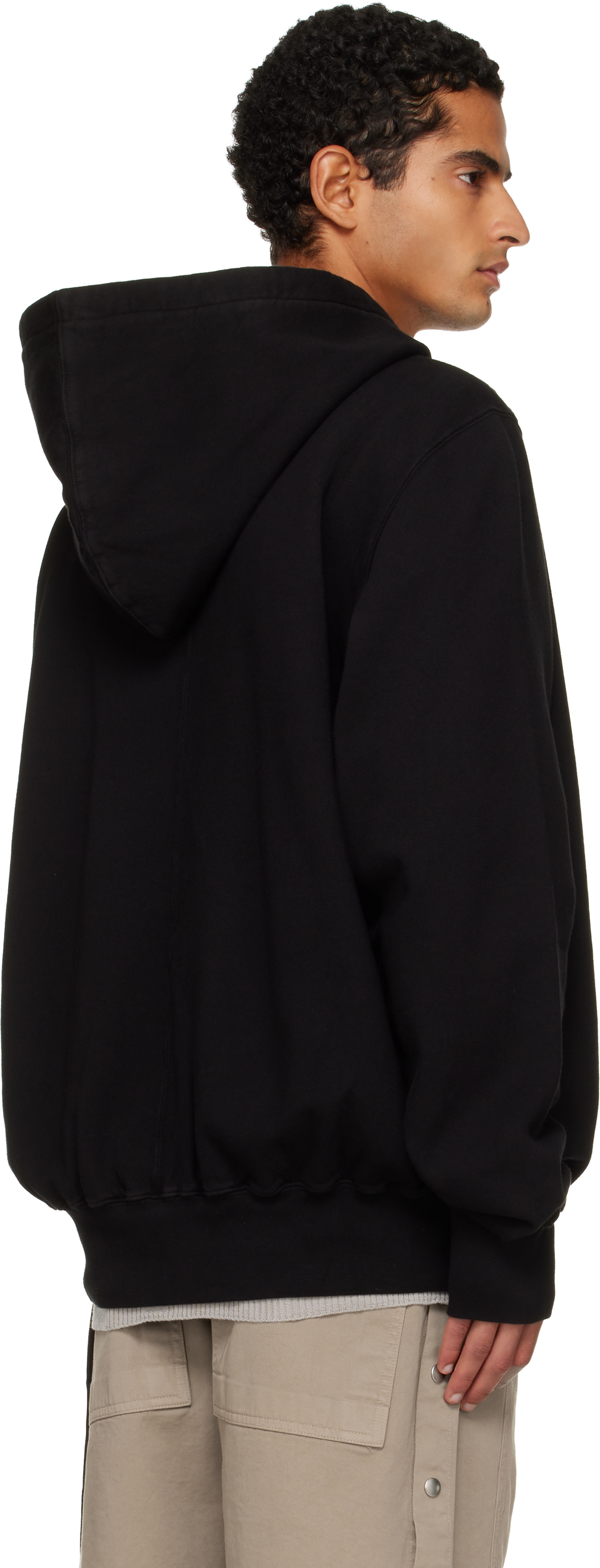 Rick Owens DRKSHDW: Black Penta Oversized Hoodie | SSENSE
