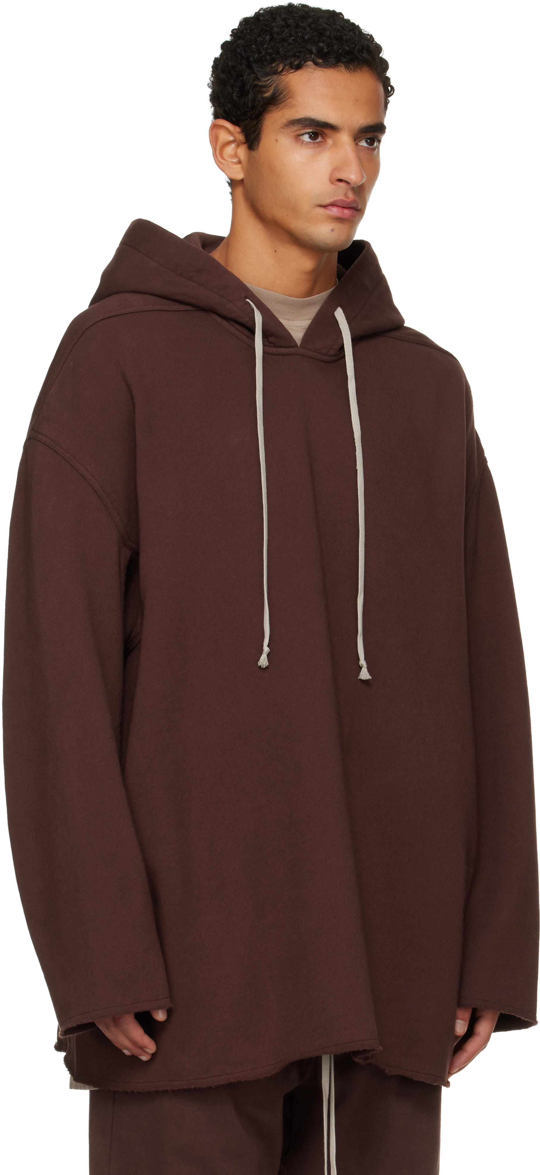 Rick Owens DRKSHDW: Burgundy Concordians Peter Hoodie | SSENSE
