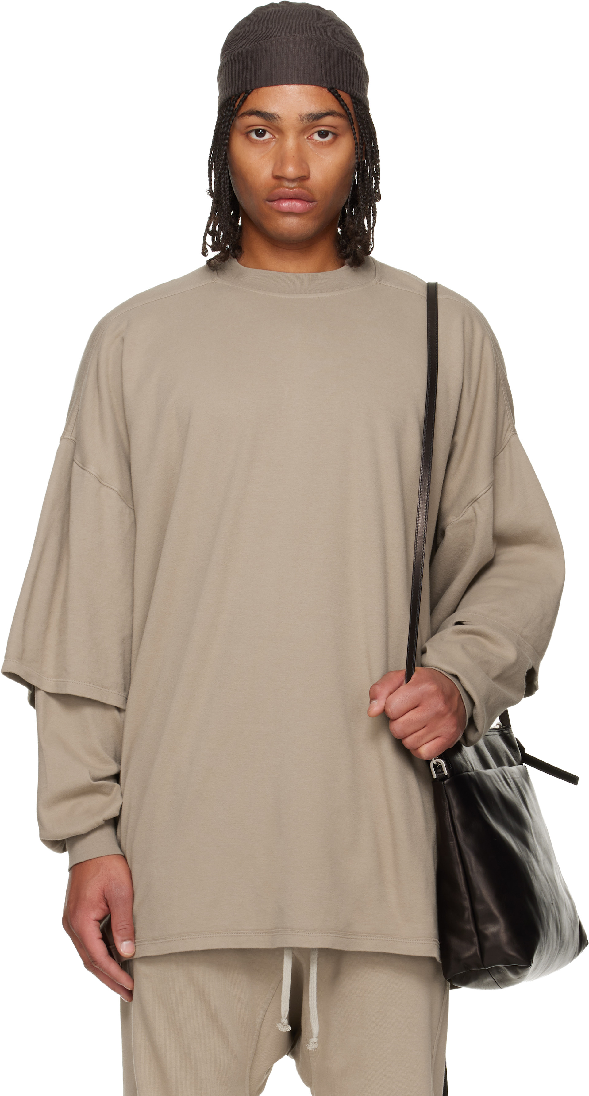Rick owens DRKSHDW スウェットS Rick Owens DRKSHDW: トープ Concordians Tommy Hustler スウェット