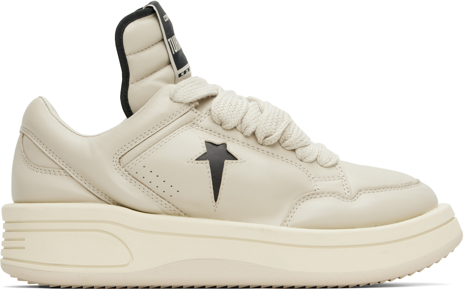 Rick Owens DRKSHDW: オフホワイト Converseエディション TURBOWPN Ox