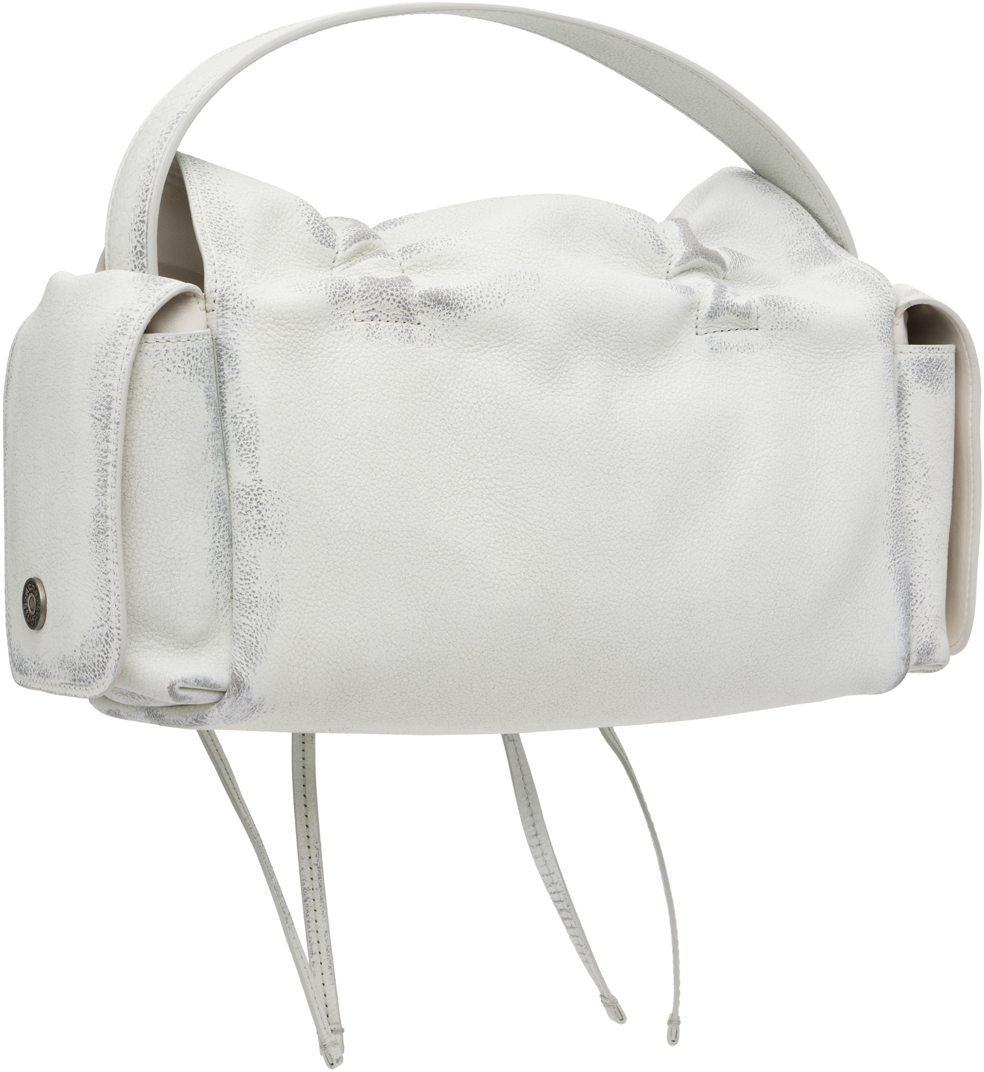 Acne Studios: White Multipocket Bag | SSENSE