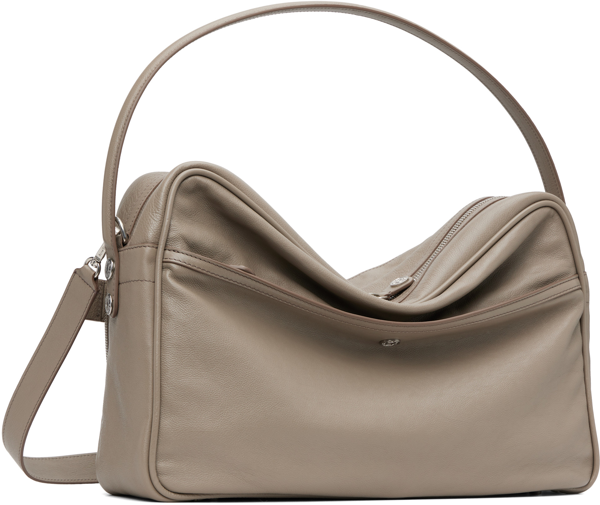 Acne Studios - Sac caméra porté épaule Camero gris