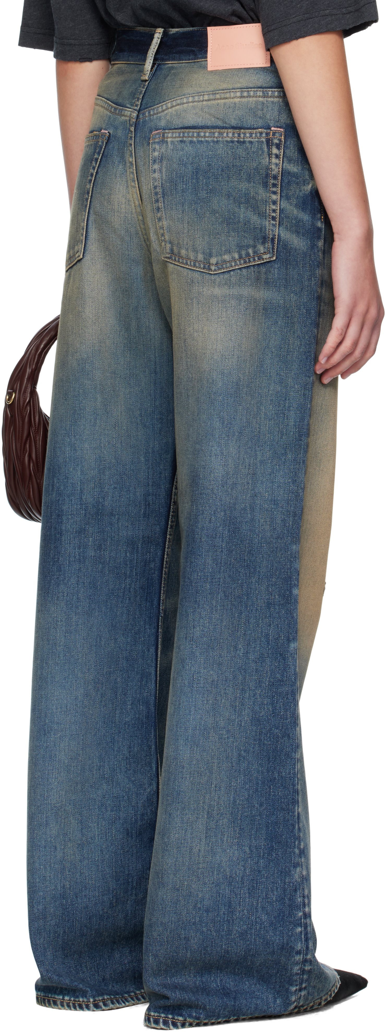 Acne Studios: ブルー 2022F レギュラーフィット ジーンズ | SSENSE 日本