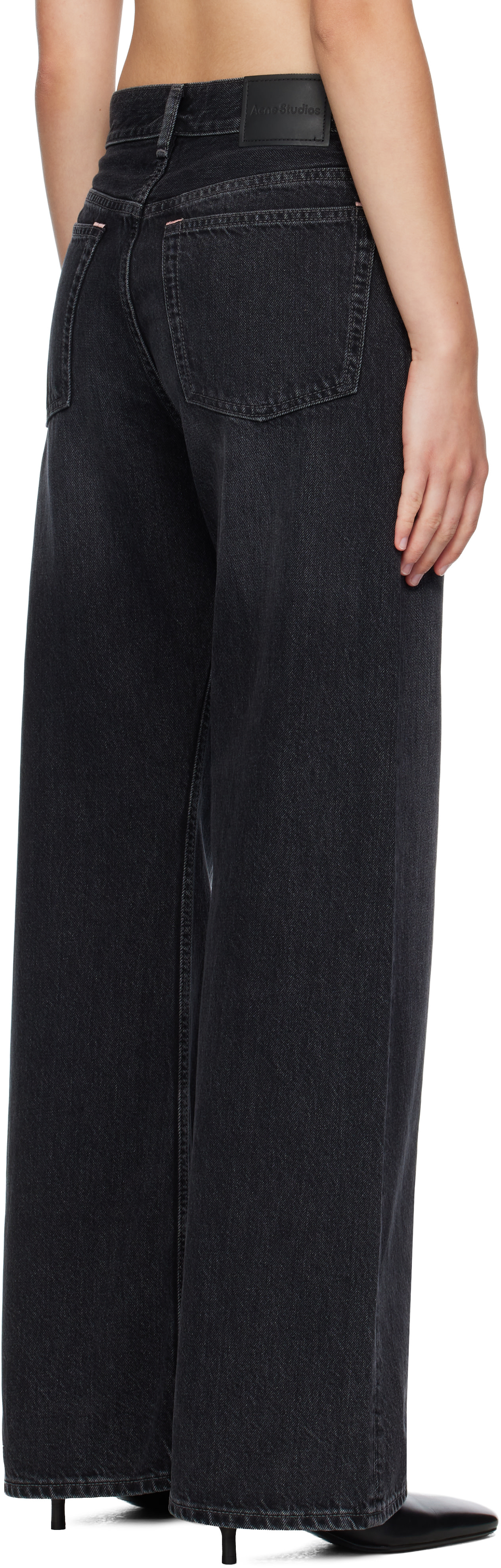 Acne Studios - Jean 2021F noir à coupe classique