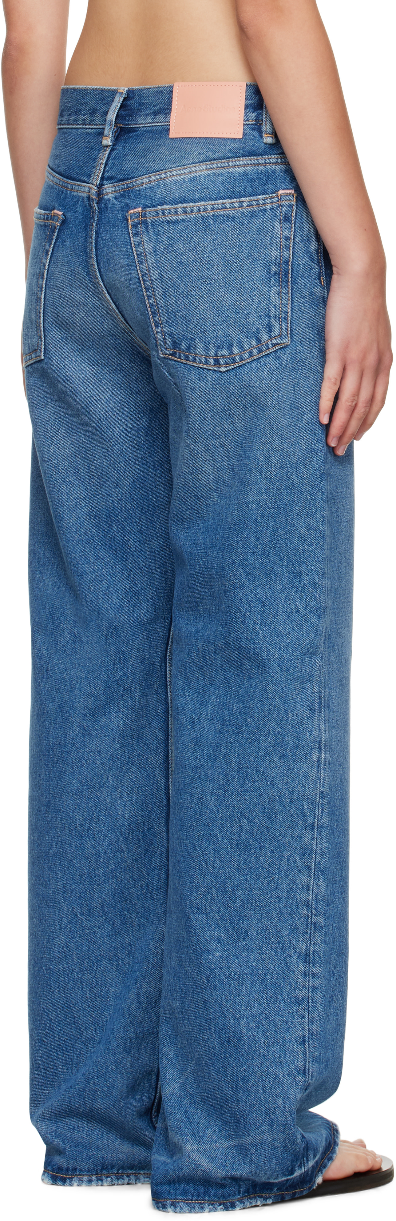 Acne Studios - Jean 2021F bleu à coupe classique