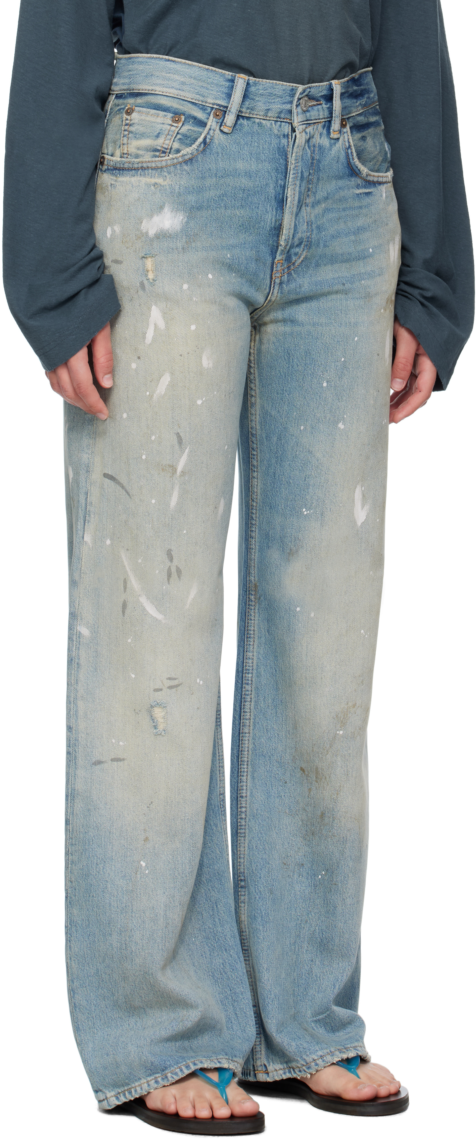Acne Studios: Blue Regular-Fit 2021F Jeans | SSENSE