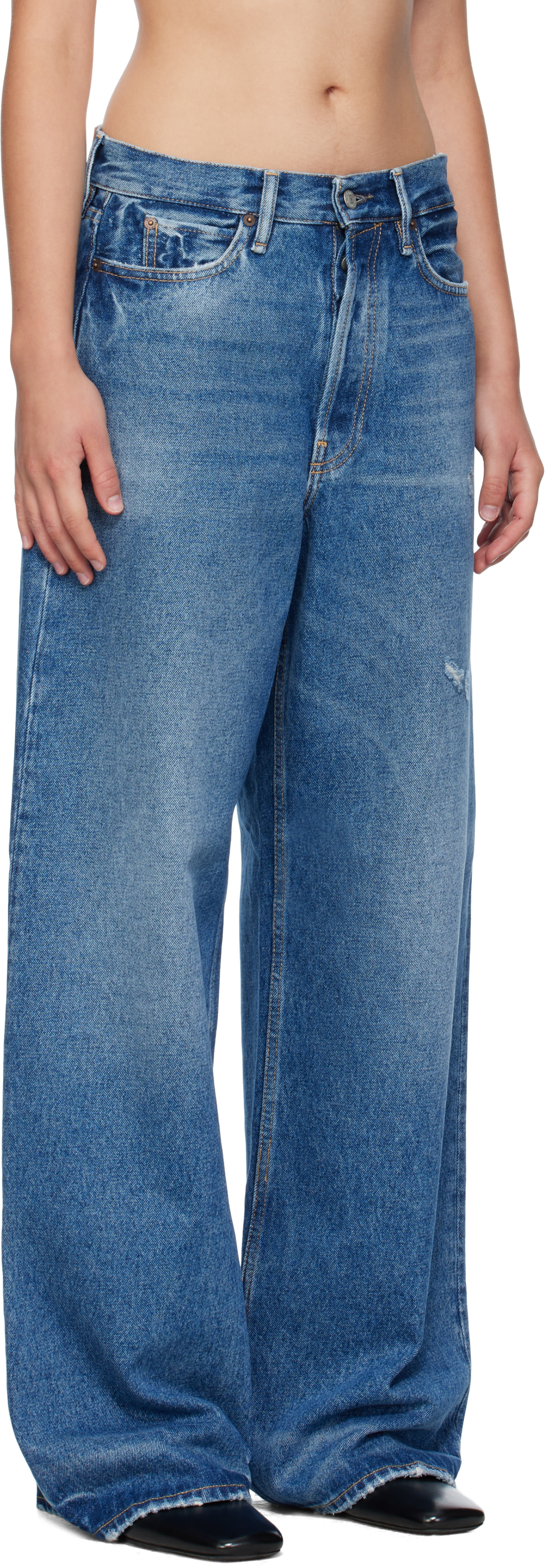 Acne Studios - Jean décontracté 1981 bleu