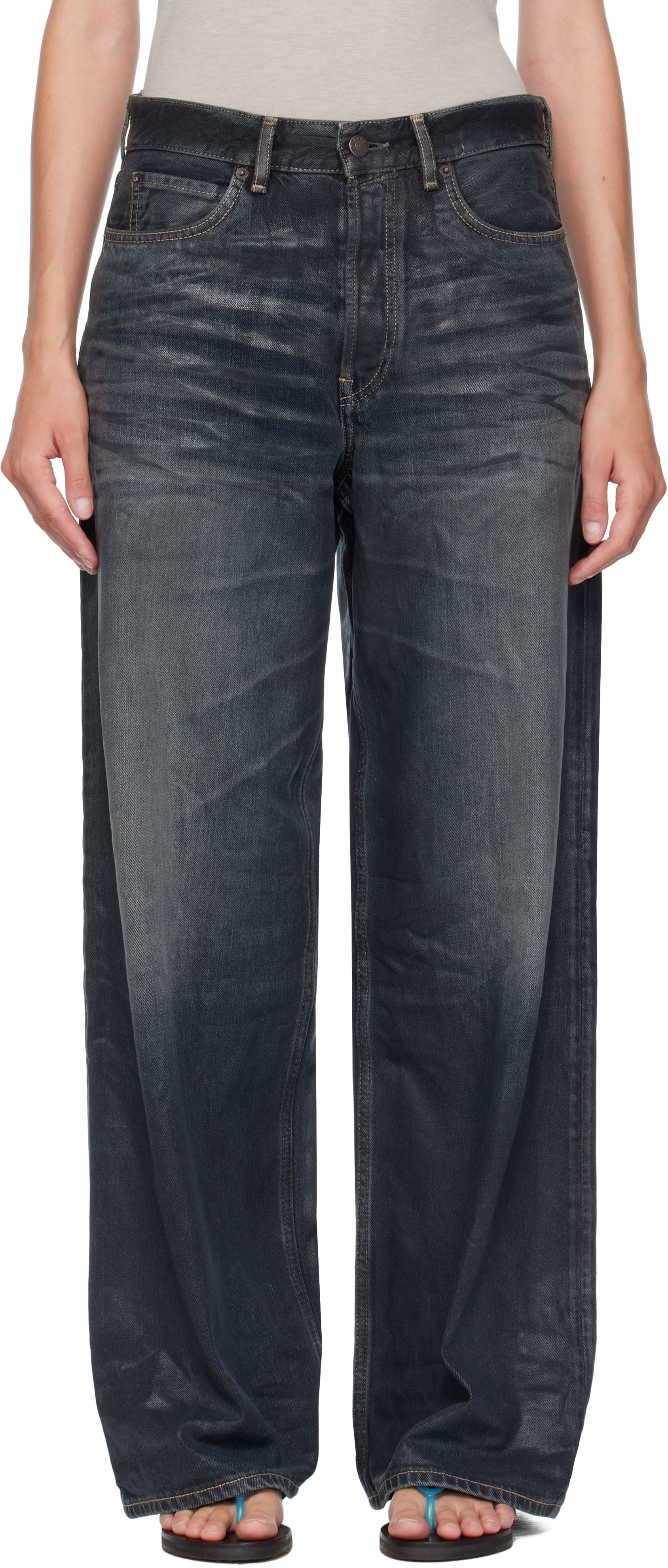 Acne Studios - Jean décontracté 1981 noir