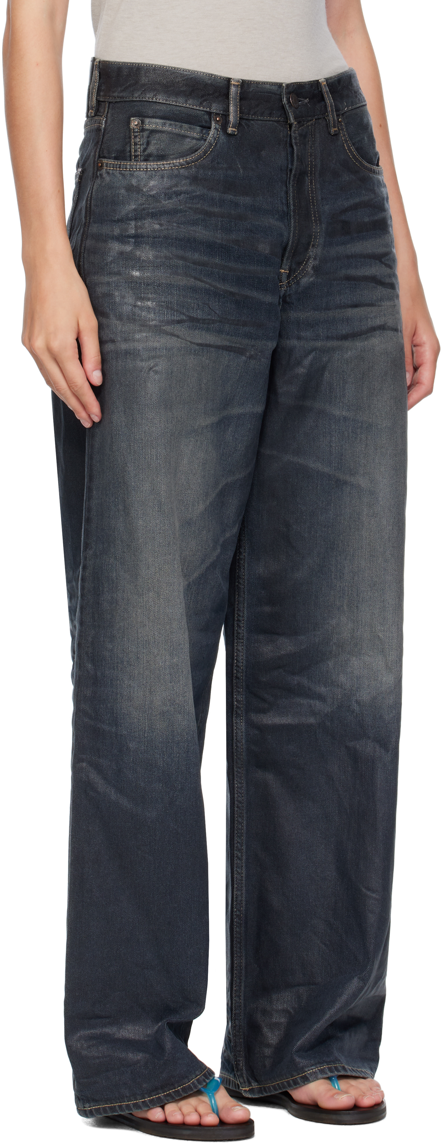 Acne Studios - Jean décontracté 1981 noir