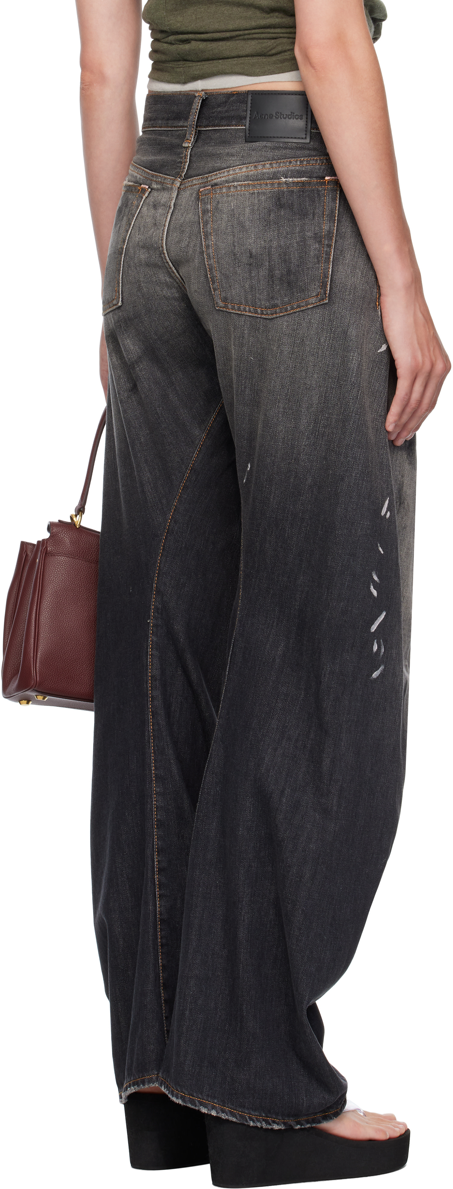 Acne Studios - Jean décontracté 2006F noir