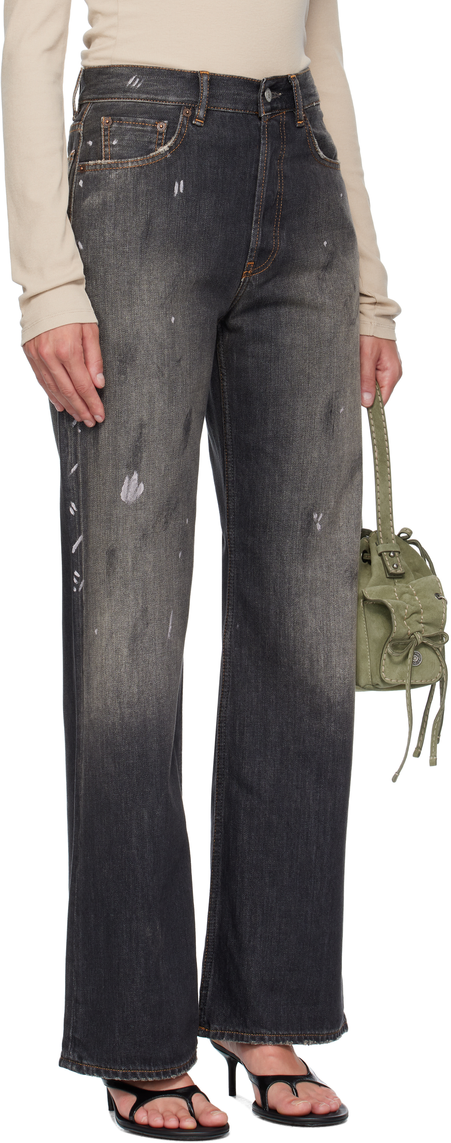 Acne Studios - ブラック 2021F ジーンズ