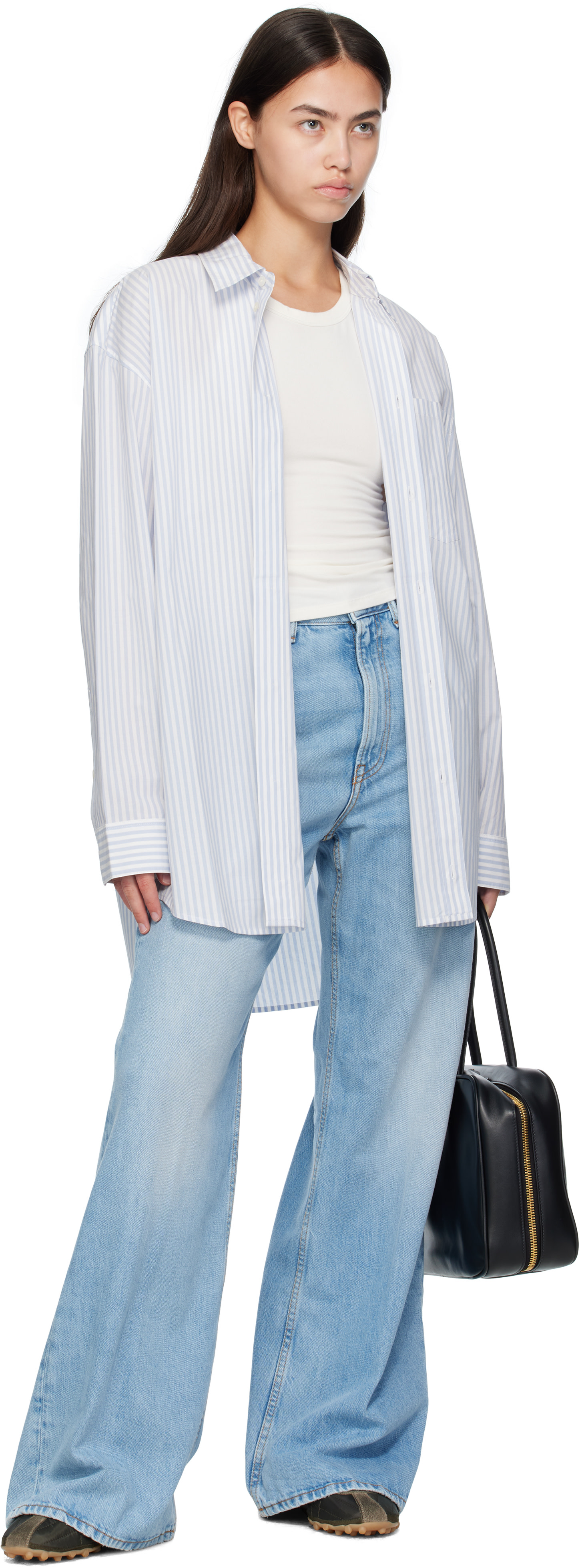 Acne Studios: ブルー 2022F レギュラーフィット ジーンズ | SSENSE 日本