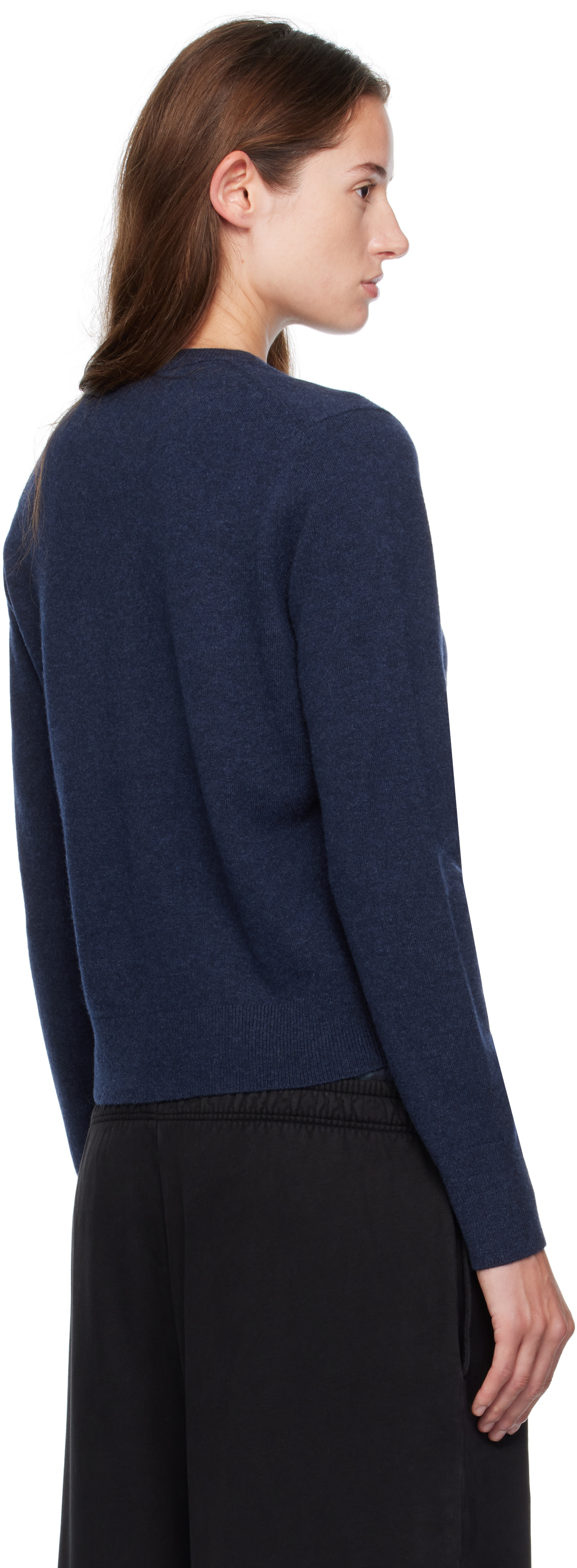 Acne Studios - Navy Fitted Yak Wool Cardigan
