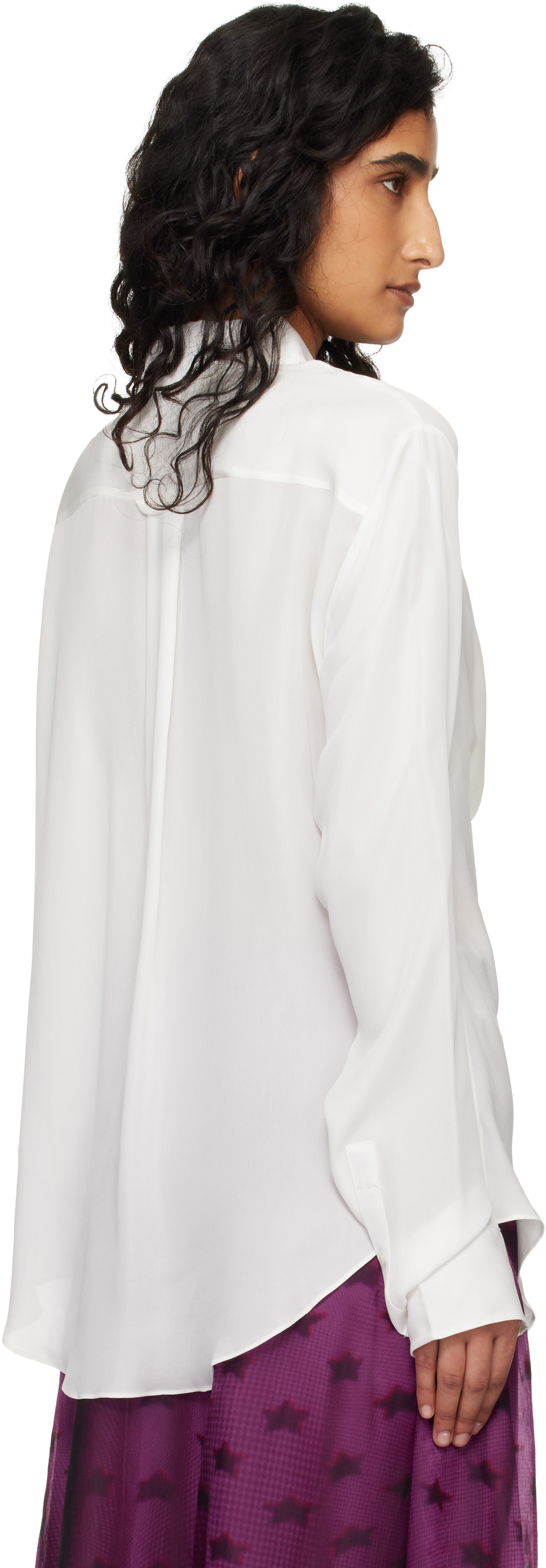 Acne Studios - White Silk Blouse