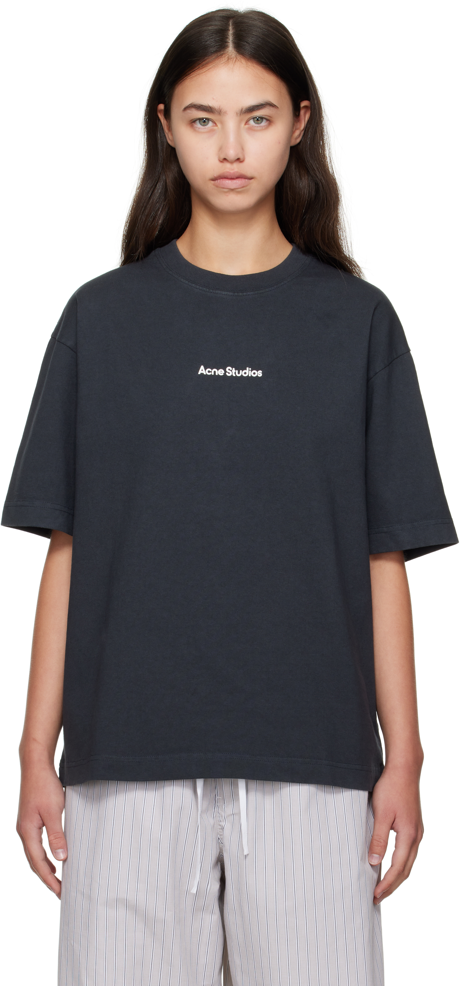 Acne Studios - T-shirt noir à logo